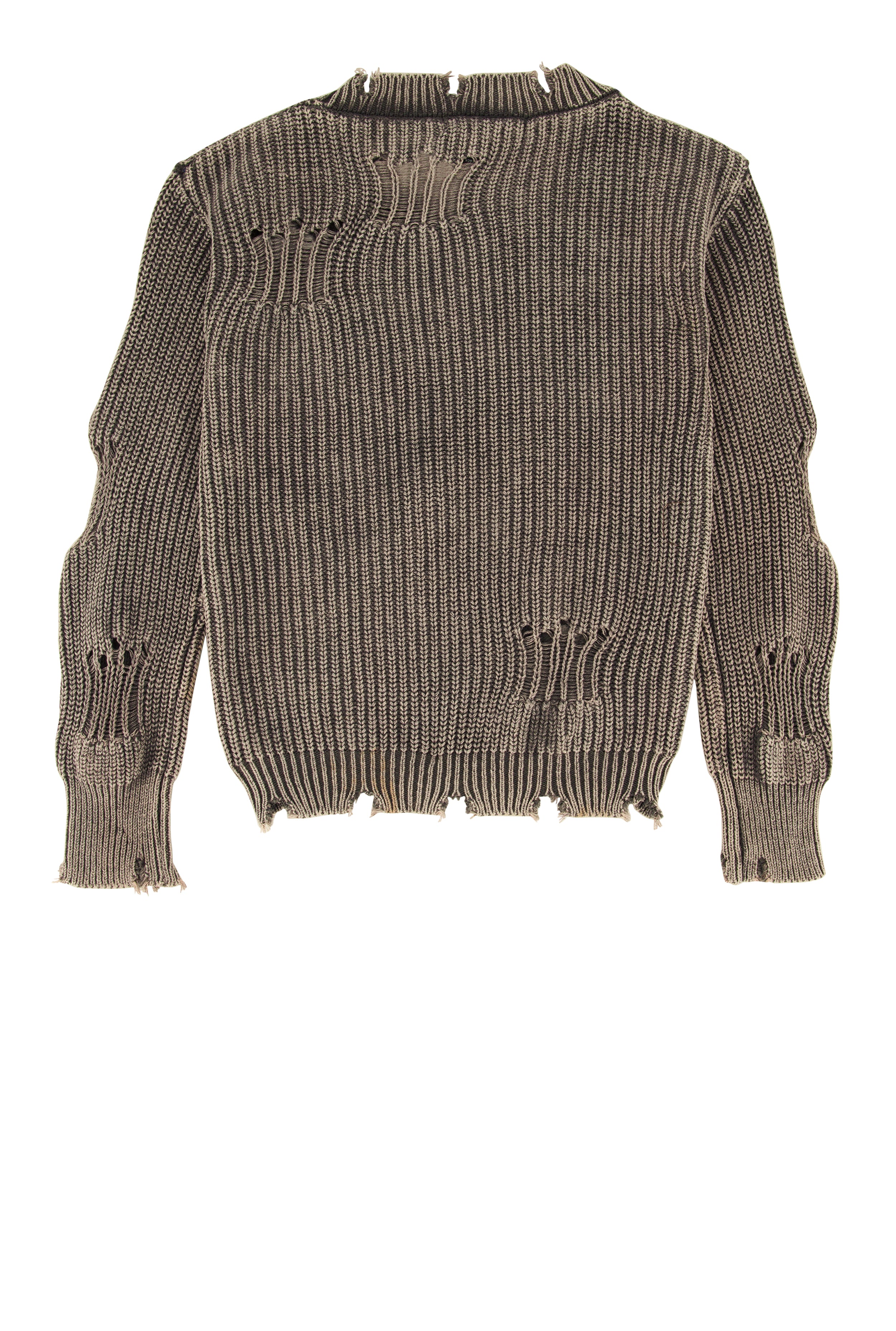 Girls Acid Wash Distressed Pocket Sweater、mySite、camillekostekn