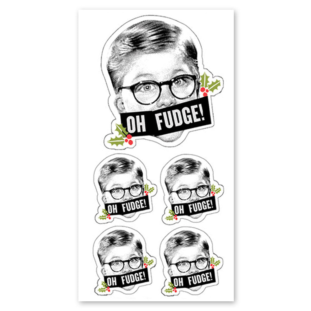  A Christmas Story Oh Fudge Stickers、mySite、ghnorth