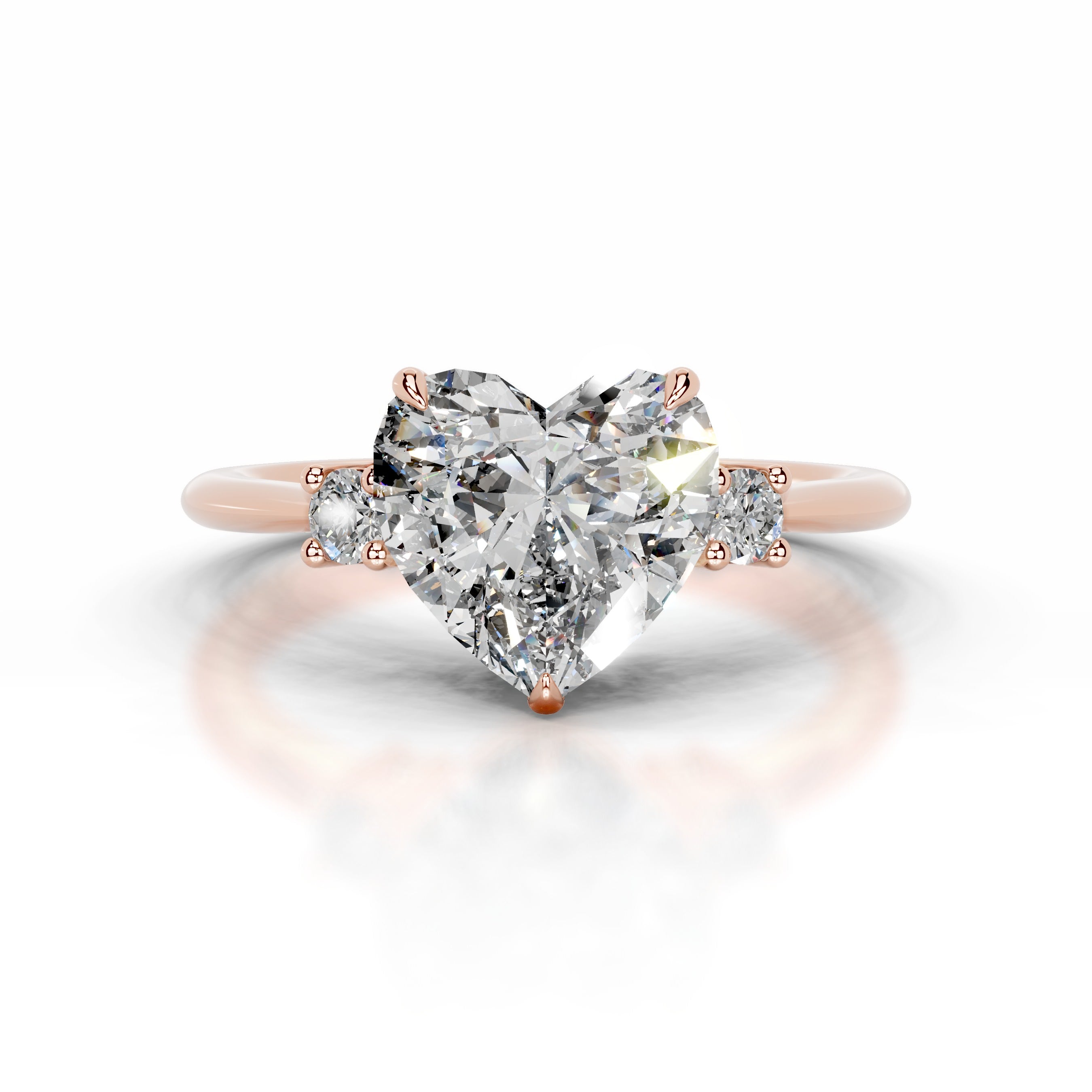 Dalila Diamond Engagement Ring - 14K Rose Gold、mySite、hinf8tx79
