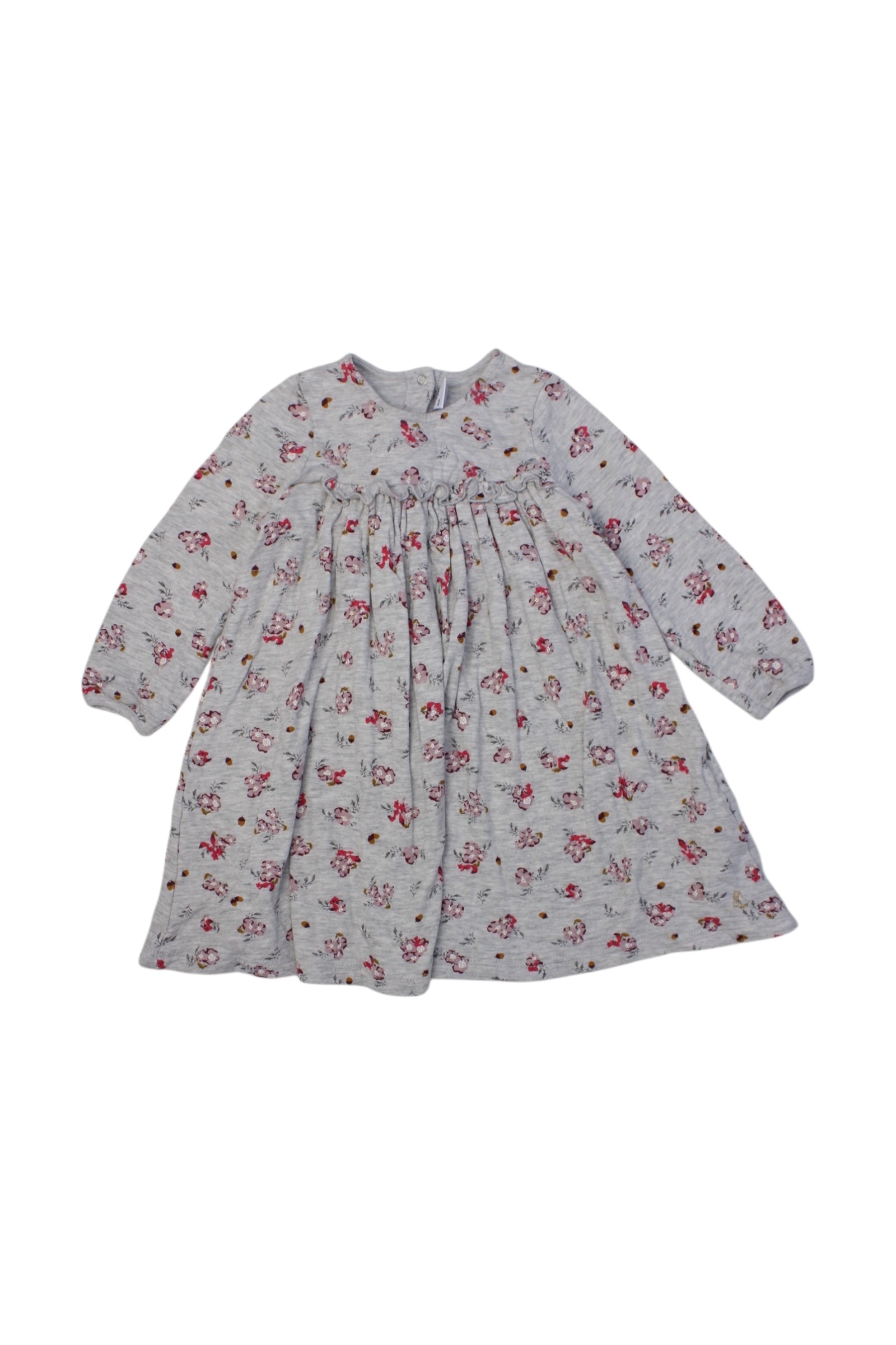 Petit Bateau Long Sleeve Floral Top, Size 18-24M、mySite、g9winljtr