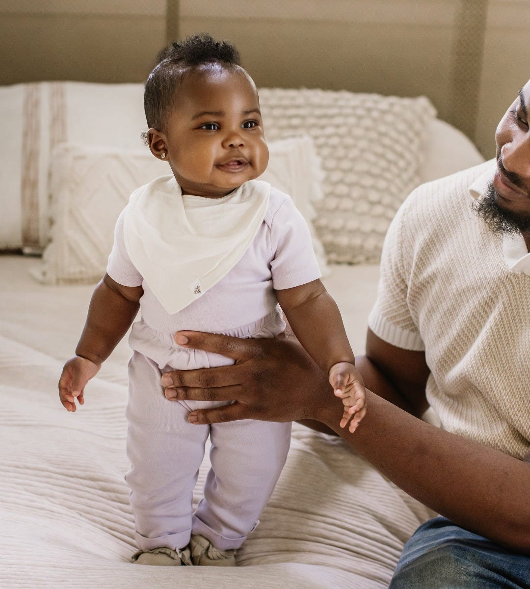 Organic Cotton Baby Bandana Bibs - Sea Foam Blue、mySite、g9winljtr