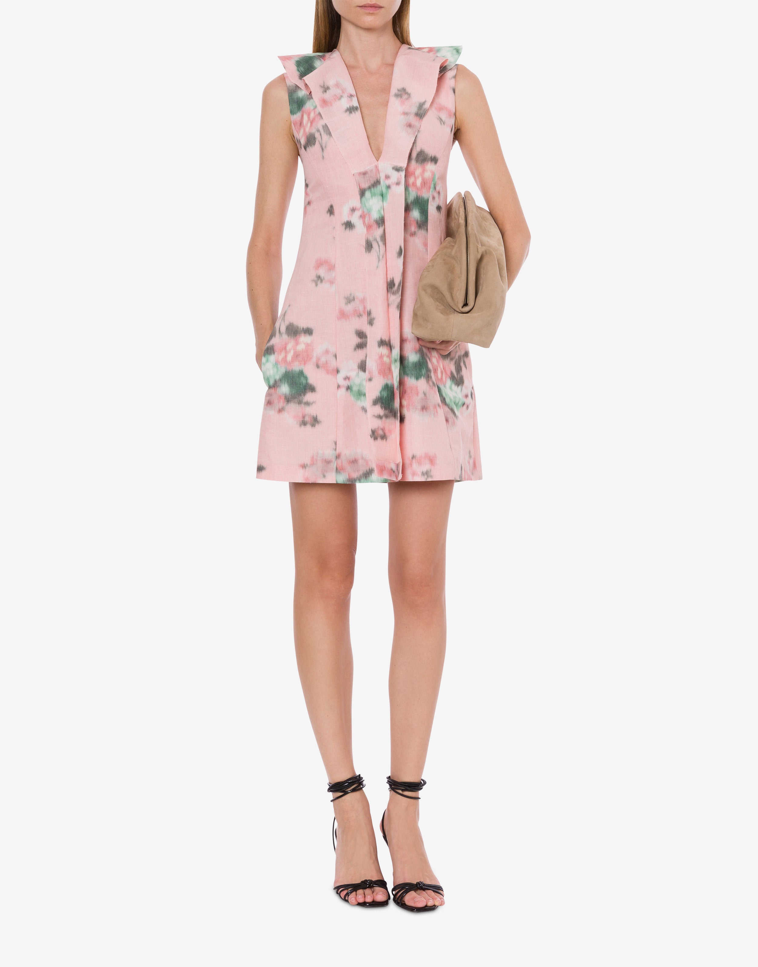 Minidress in taffetà floreale、mySite、aoinhome