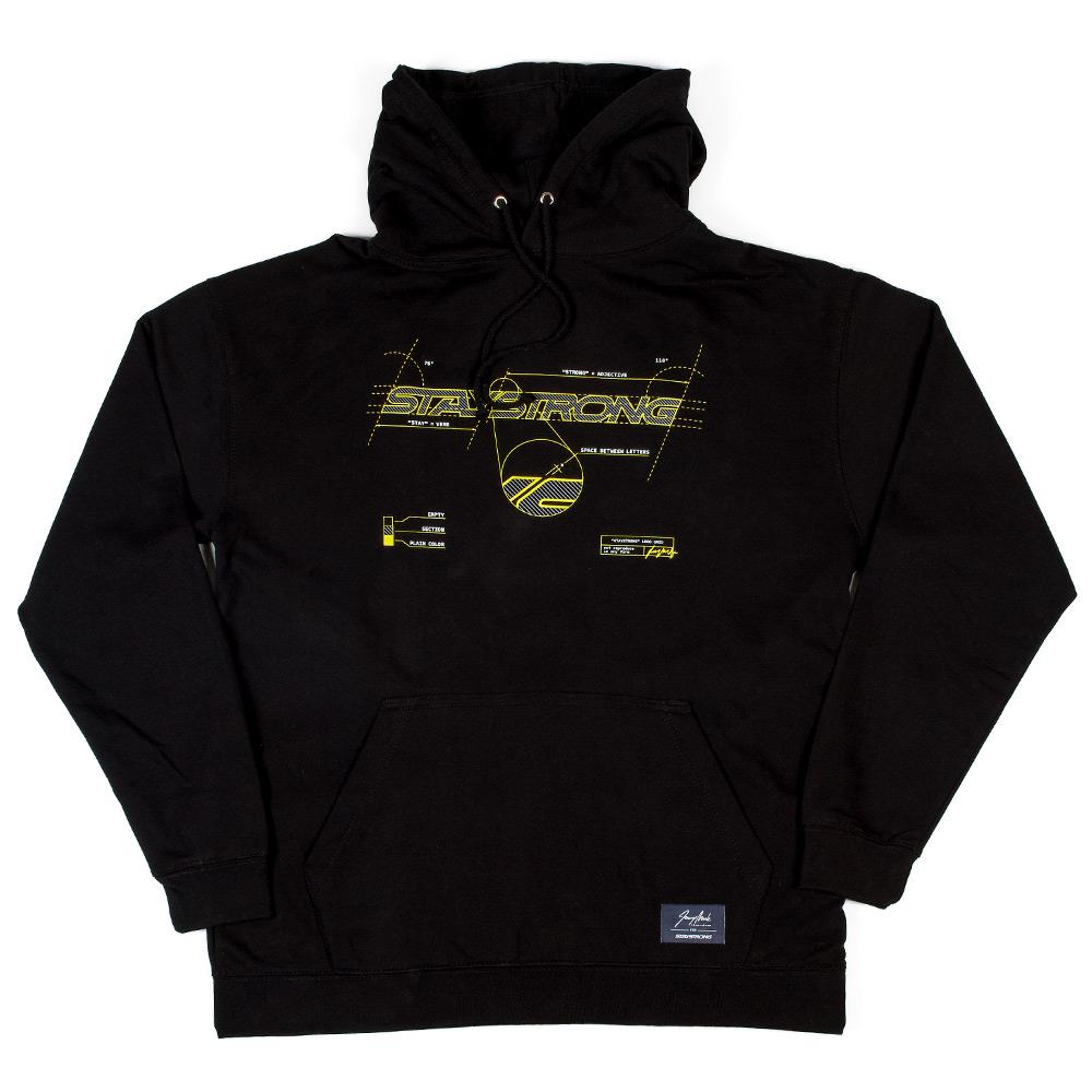  Stay Strong x Jonny Mole Section Hooded Sweat - Black、mySite、merchandisen