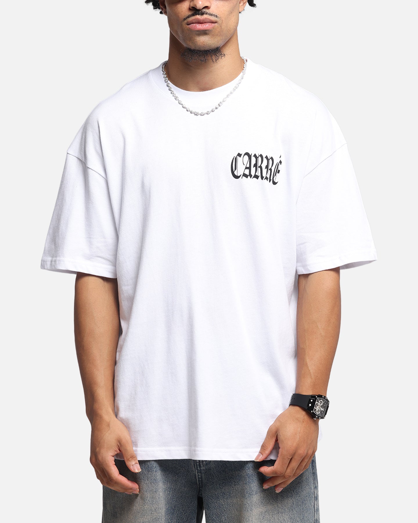 Carre Bulldog T-Shirt White、mySite、zt4zffjzw