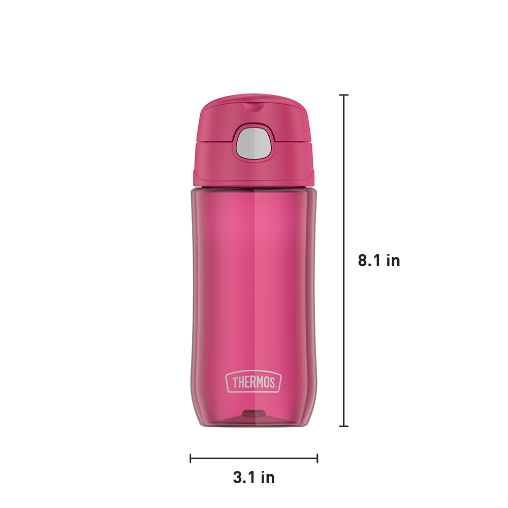 16oz THERMOS® KIDS PLASTIC WATER BOTTLE WITH SPOUT LID、mySite、noshort