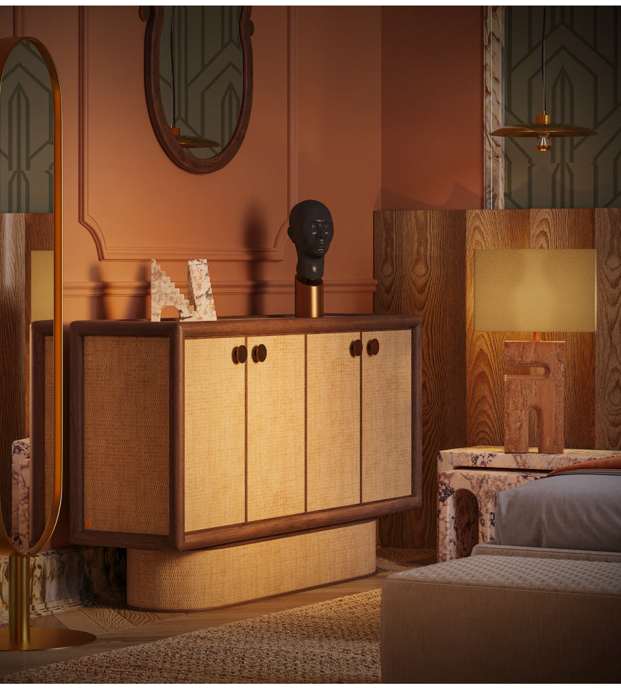 Modern Rattan Sideboard | Versmissen Granada、mySite、neckold