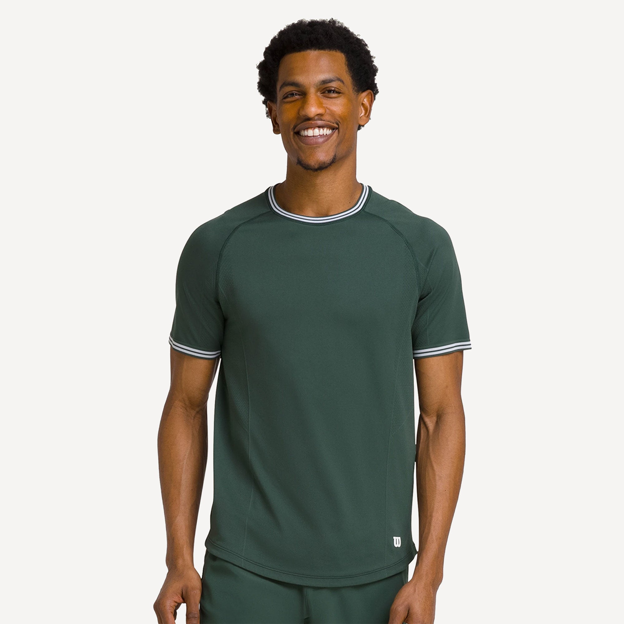 Wilson Court Performance Men's Tennis Shirt、mySite、neckold