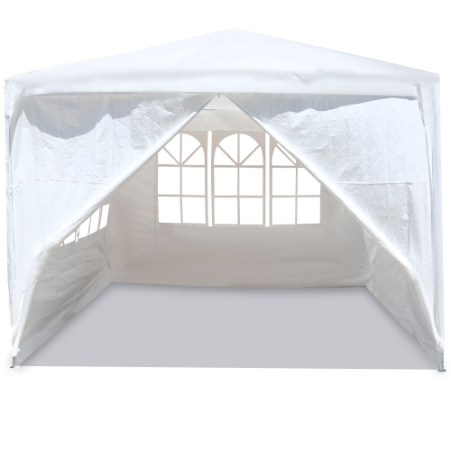 10'x10' Party Tent Outdoor Heavy Duty Gazebo Wedding Canopy + 4 Removable Walls、、eastwooduniform