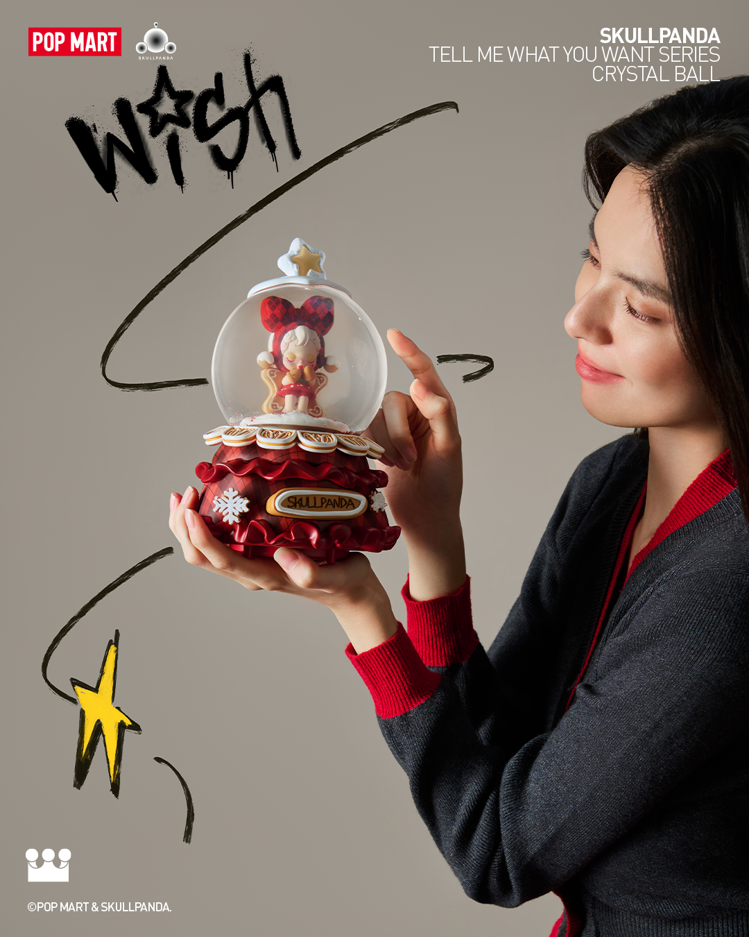  POP MART SKULLPANDA Tell Me What You Want Series-Crystal Ball、mySite、greenlandpopulation