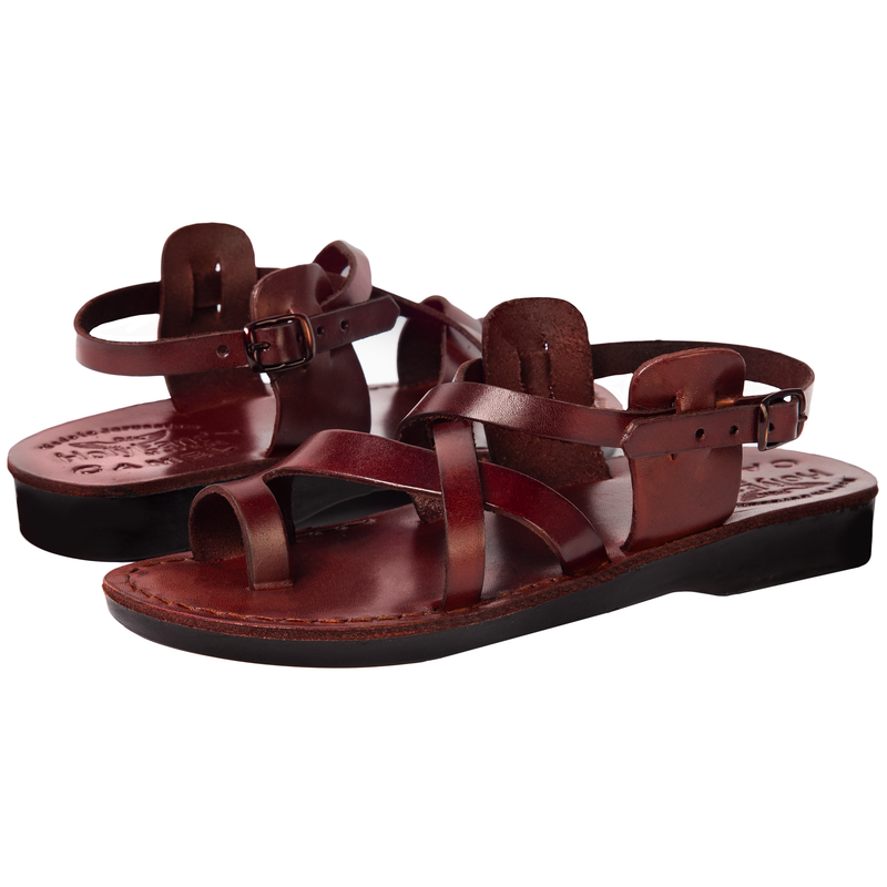  Holy Land Market Men/Women Biblical Jesus Leather Sandals/Slides From Jerusalem (Jesus - Style I)、mySite、elrpsem3k