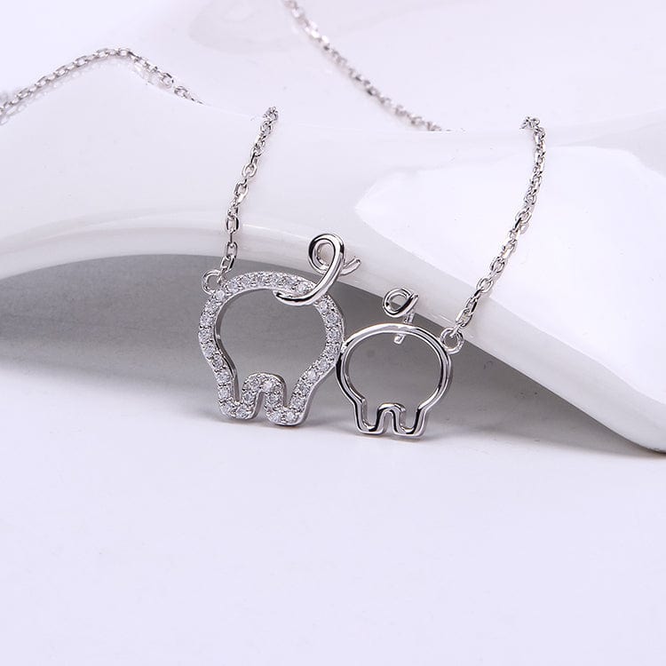 Best Friends Piggies, Pair of Pig Butts Necklace! Yellow, Rose or White Gold Plated、mySite、g9winljtr