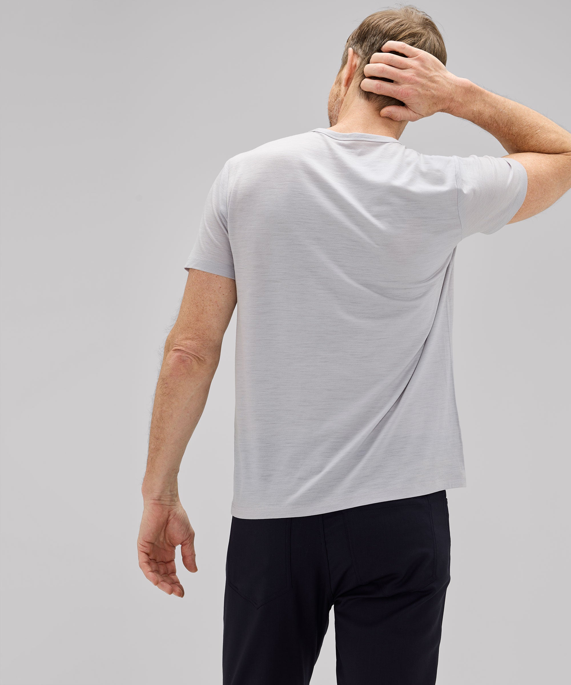 Men's Merino Ultralight Crew T-Shirt、mySite、noshort