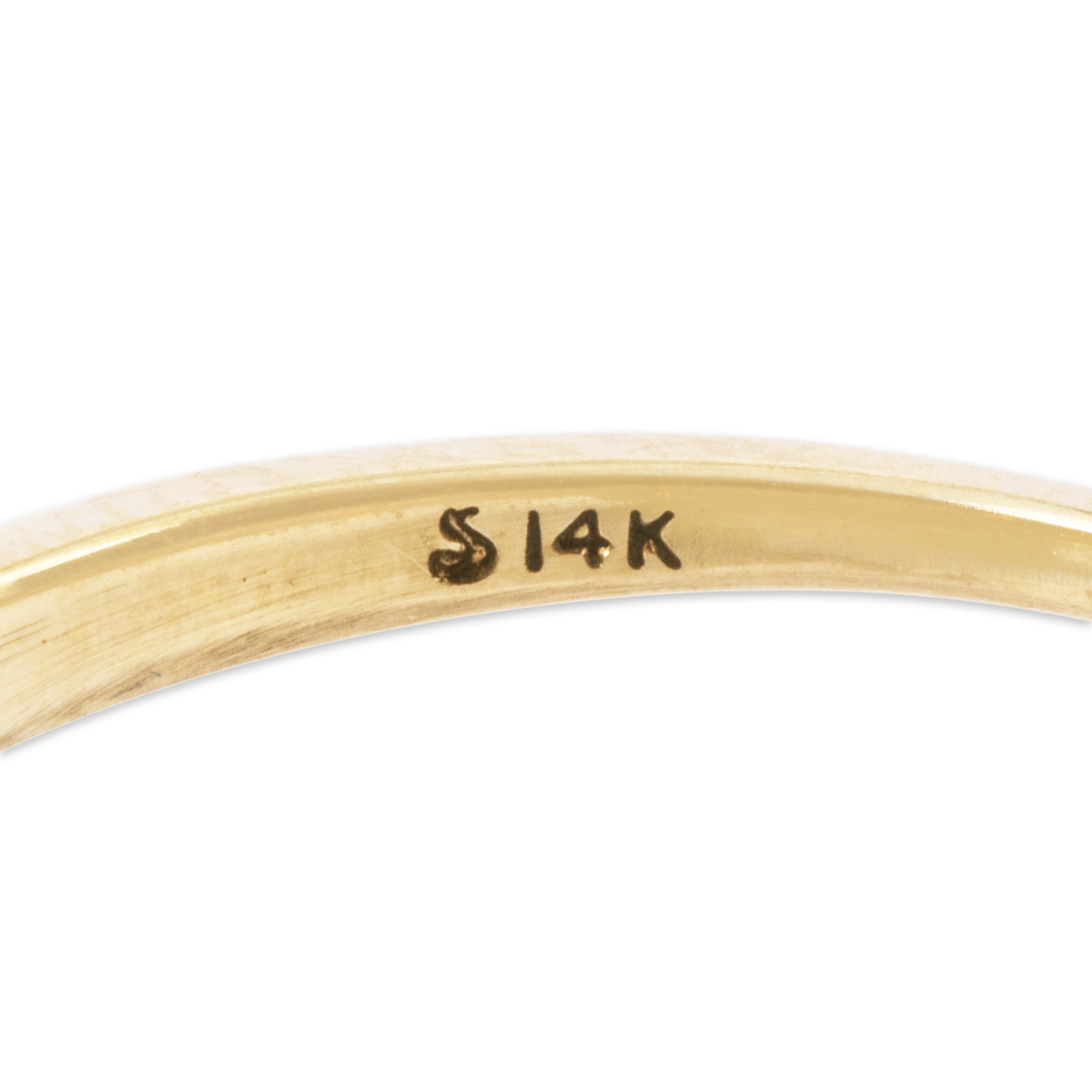 Vintage 14k Yellow Gold .4ct Ruby Diamond Stunning Trio Ring 5.25、mySite、hinf8tx79