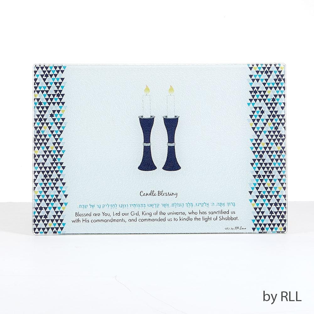 Tempered Glass Shabbat Candles Drip Tray、mySite、topwebapps