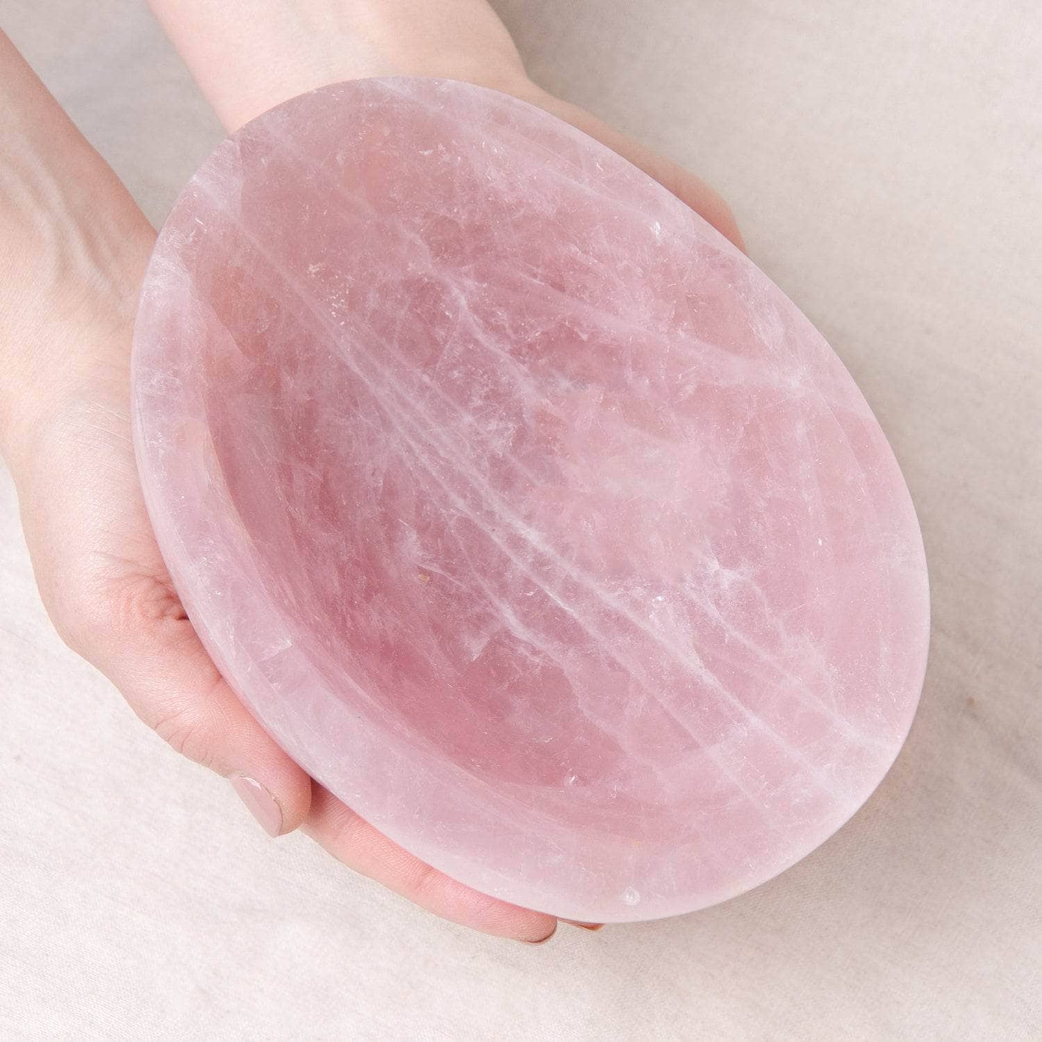 Rose Quartz Crystal Bowls- 1 of a Kind、mySite、hinf8tx79