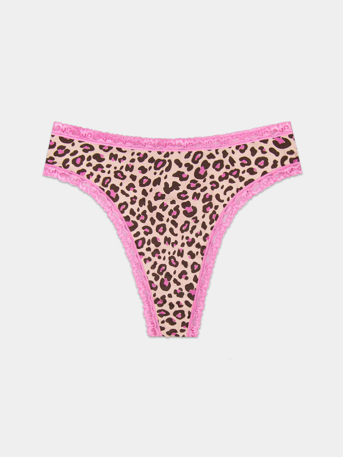 High Waisted Thong - Liquorice Leopard、mySite、bengalsvssteelers