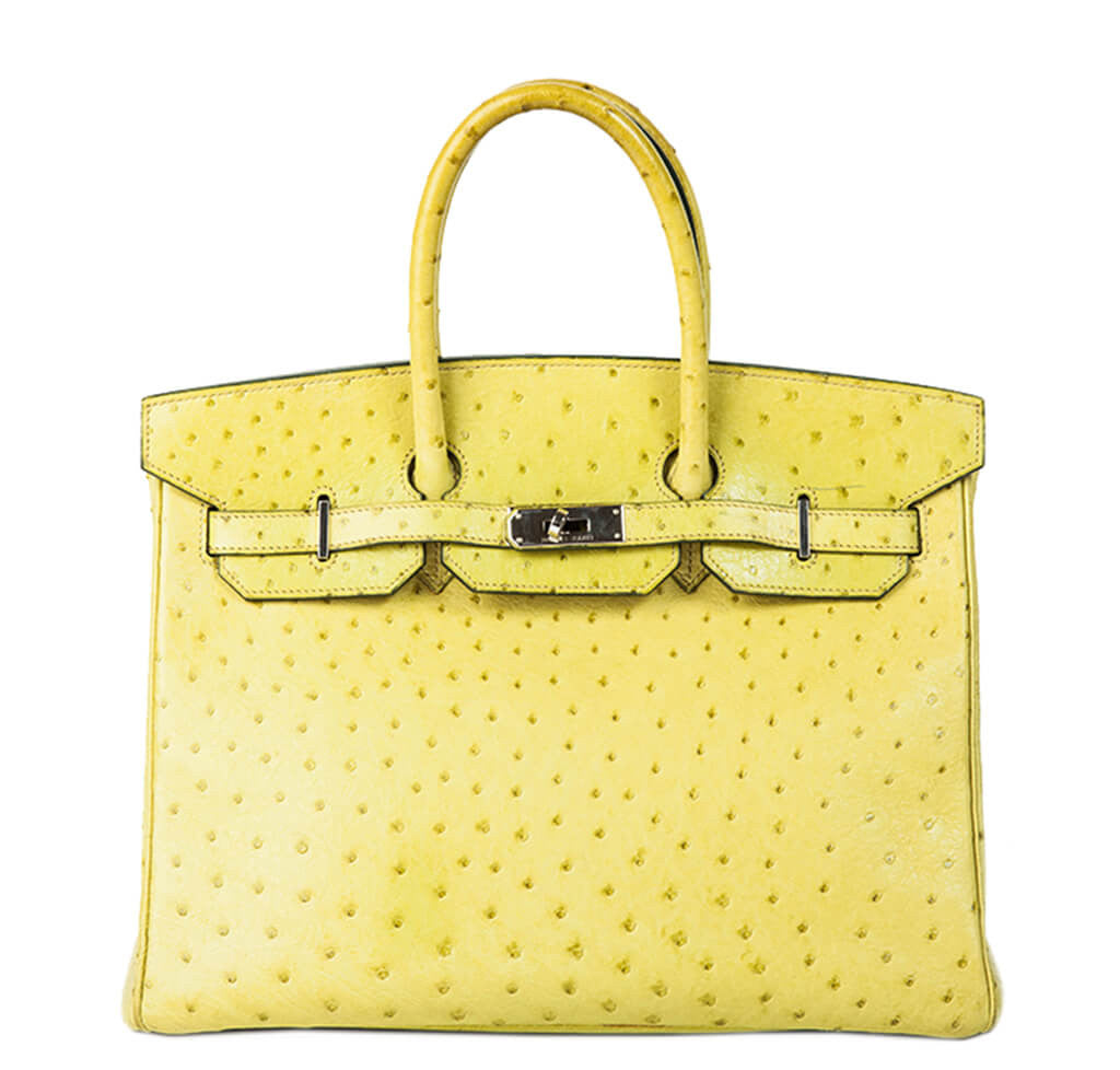 Hermès Ostrich Birkin 35 Vert Anis Bag、mySite、garminoutage.com