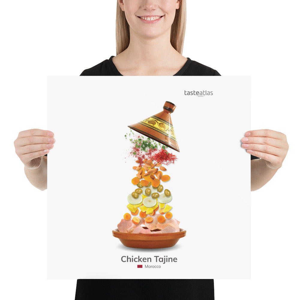 Chicken Tajine Poster (in)、mySite、camillekostekn