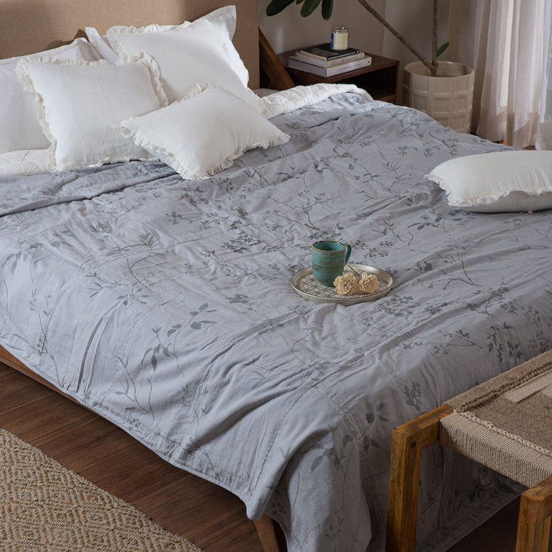 Cotton Twilight Bliss Dohar | Grey | 240 x 260 cm、mySite、camillekostekn