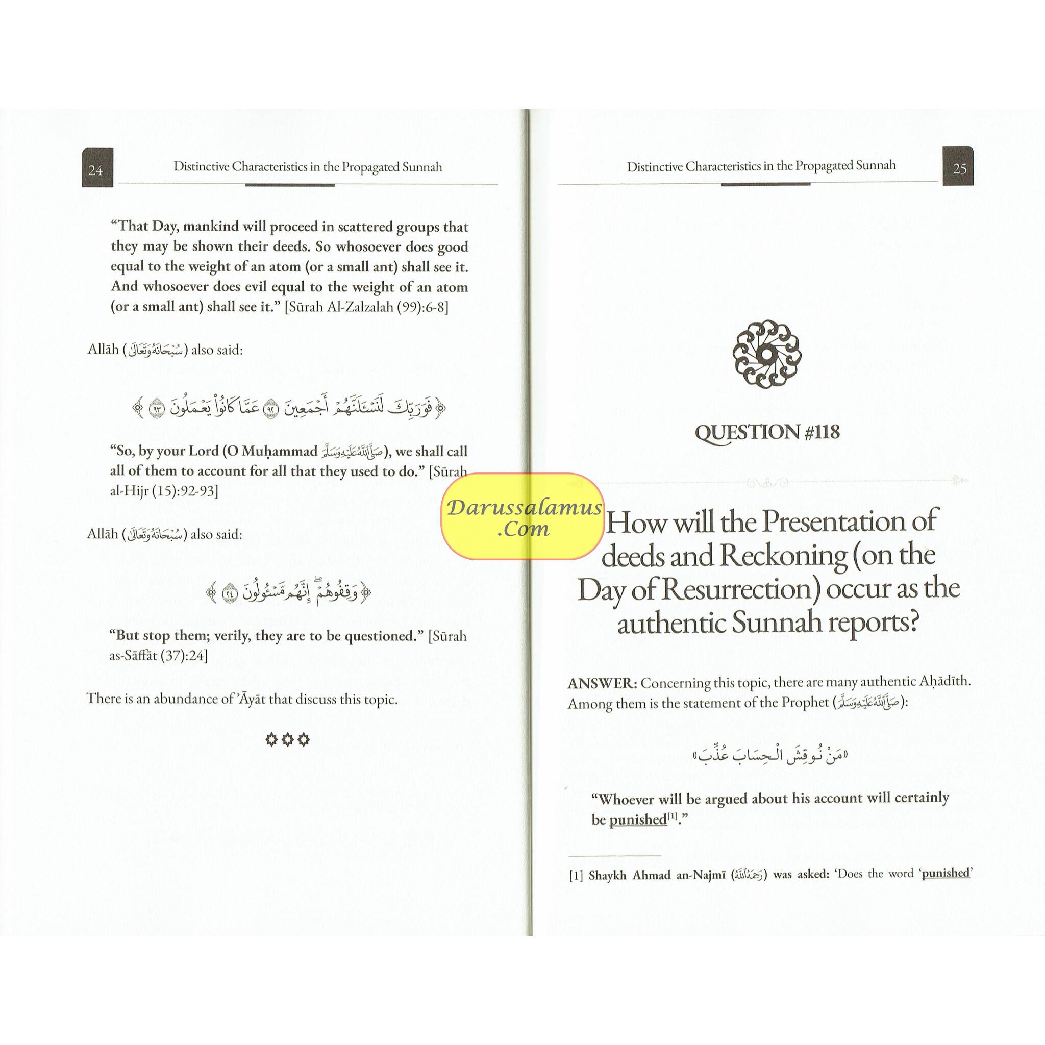 Distinctive Characteristics in the Propagated Sunnah defining the Aqidah of the Saved & Victorious Sect (Vol 2)、mySite、topwebapps
