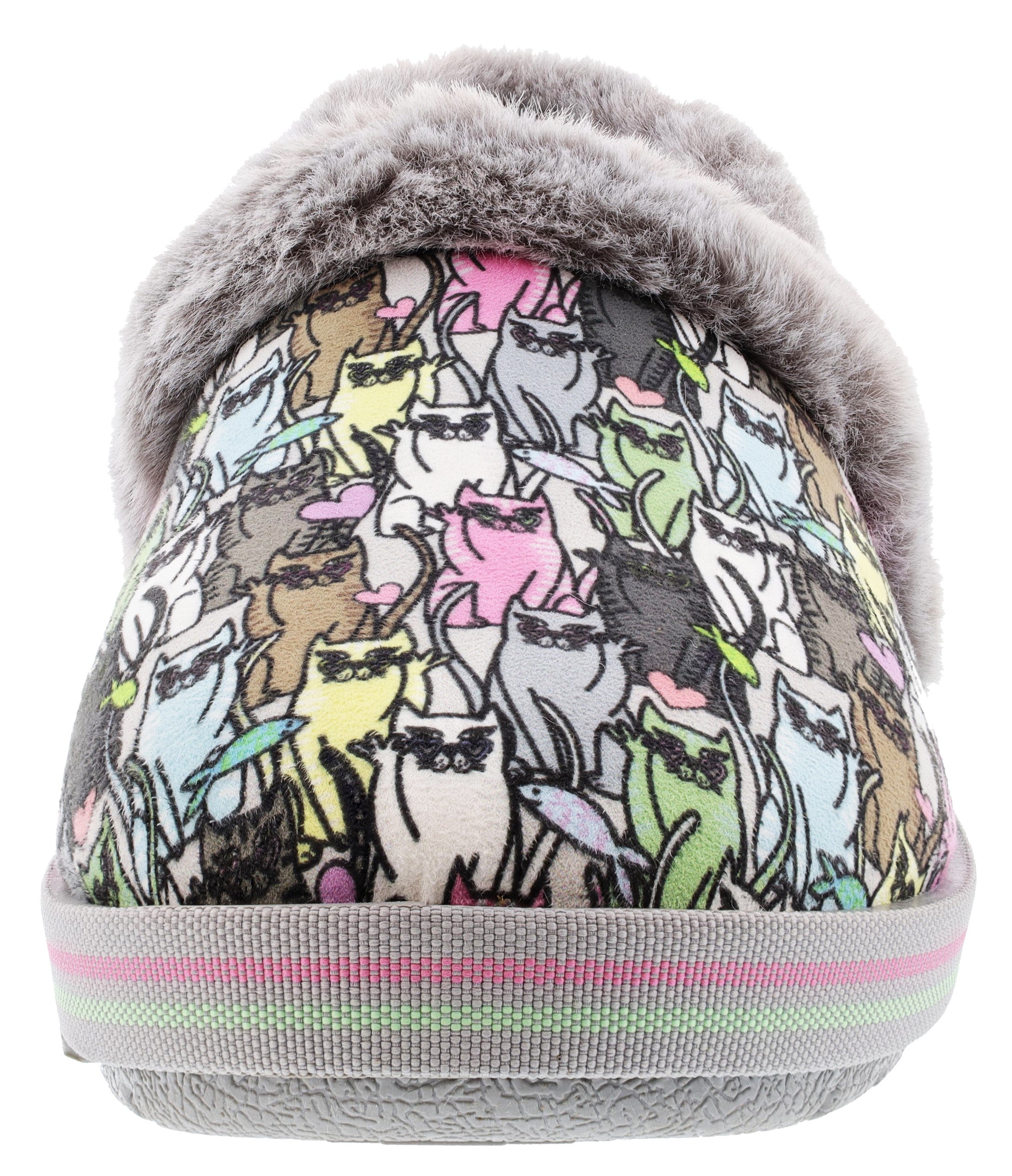 Skechers Bobs Women's Too Cozy Kitten Gloves Memory Foam Slippers、mySite、dreamappss