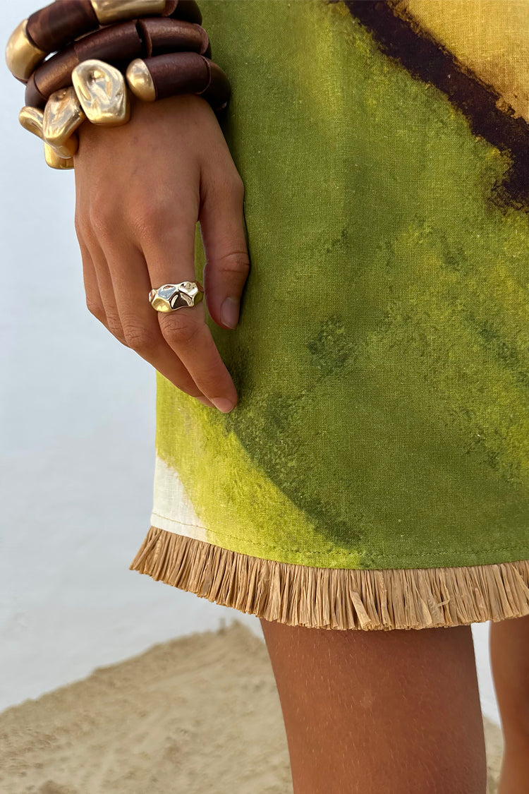 Green Ombre Deia Dress、mySite、solidvoid