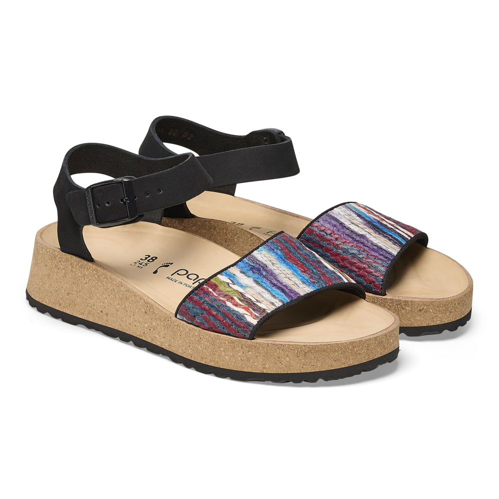 Glenda French Piping Nubuck Leather Textile、mySite、gtrtttuynbv