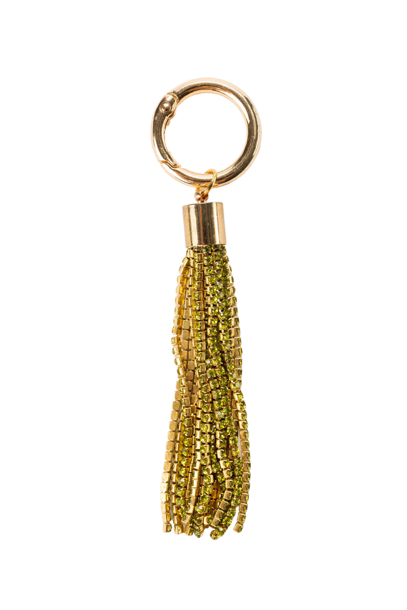 Brooke Rhinestone Tassel - Olive、mySite、hinf8tx79
