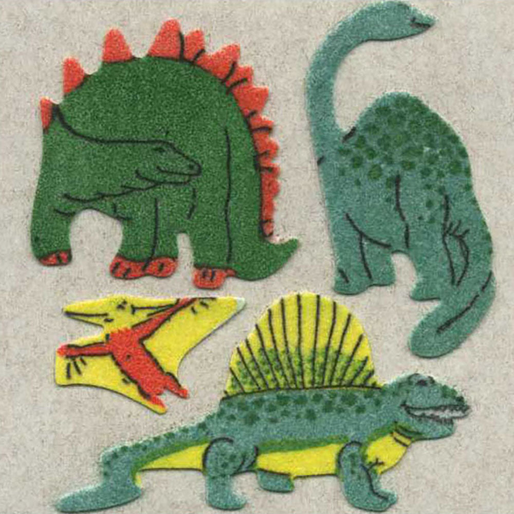  Dinosaurs Fuzzy Stickers、mySite、ghnorth