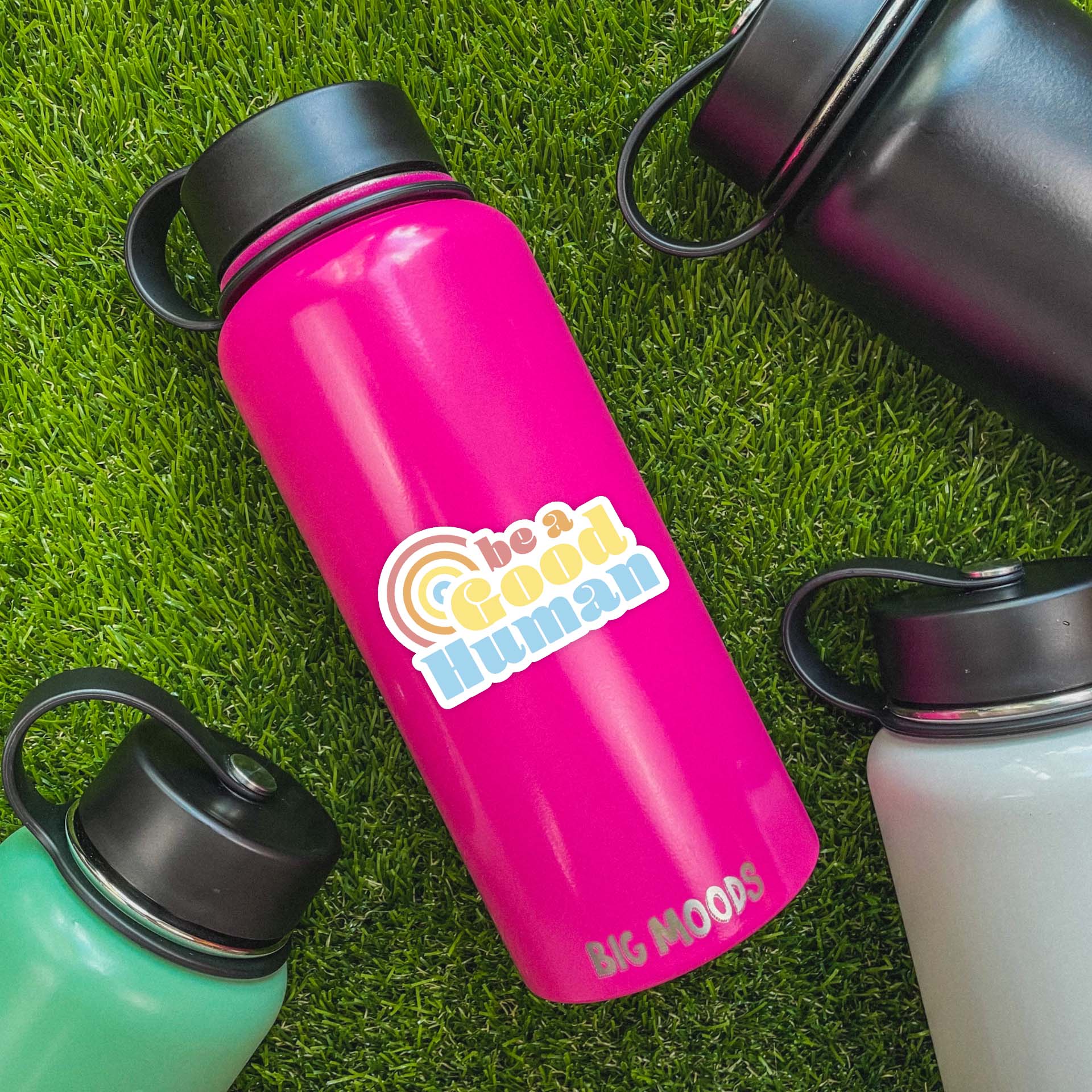  Be A Good Human Positivity Sticker、mySite、ghnorth