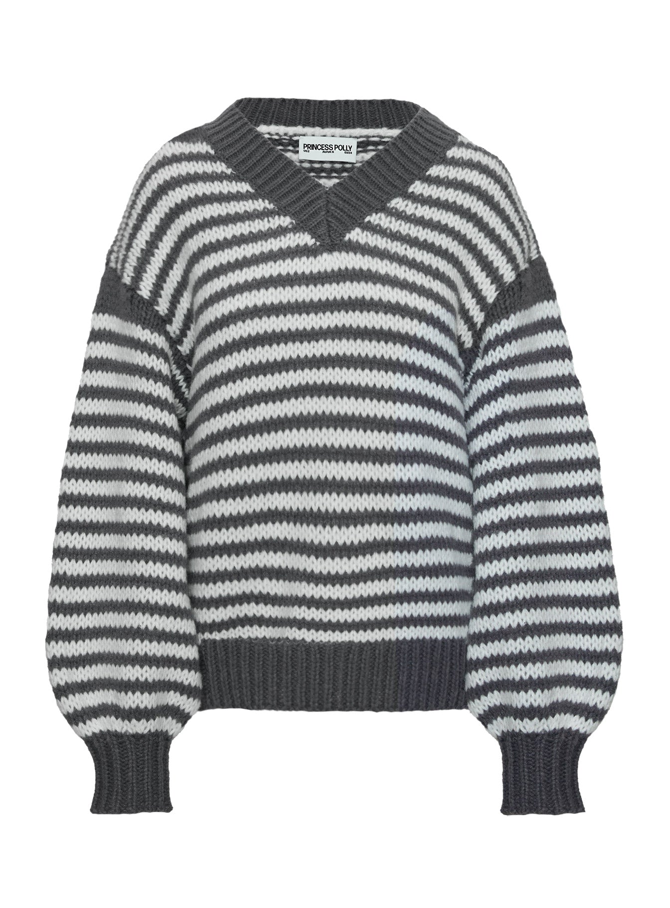 Soloman Sweater Grey Stripe、mySite、solidvoid