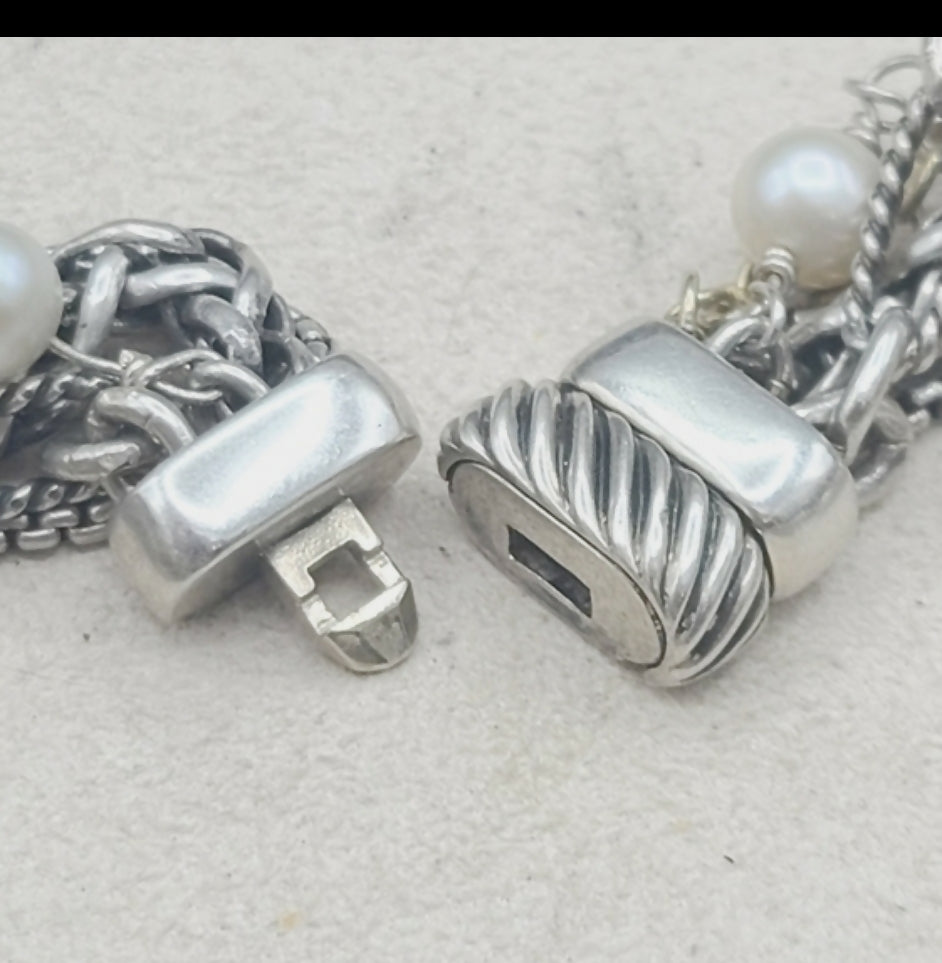 David Yurman Multi-Chain Pearl Necklace 鈥?28 in、mySite、hinf8tx79