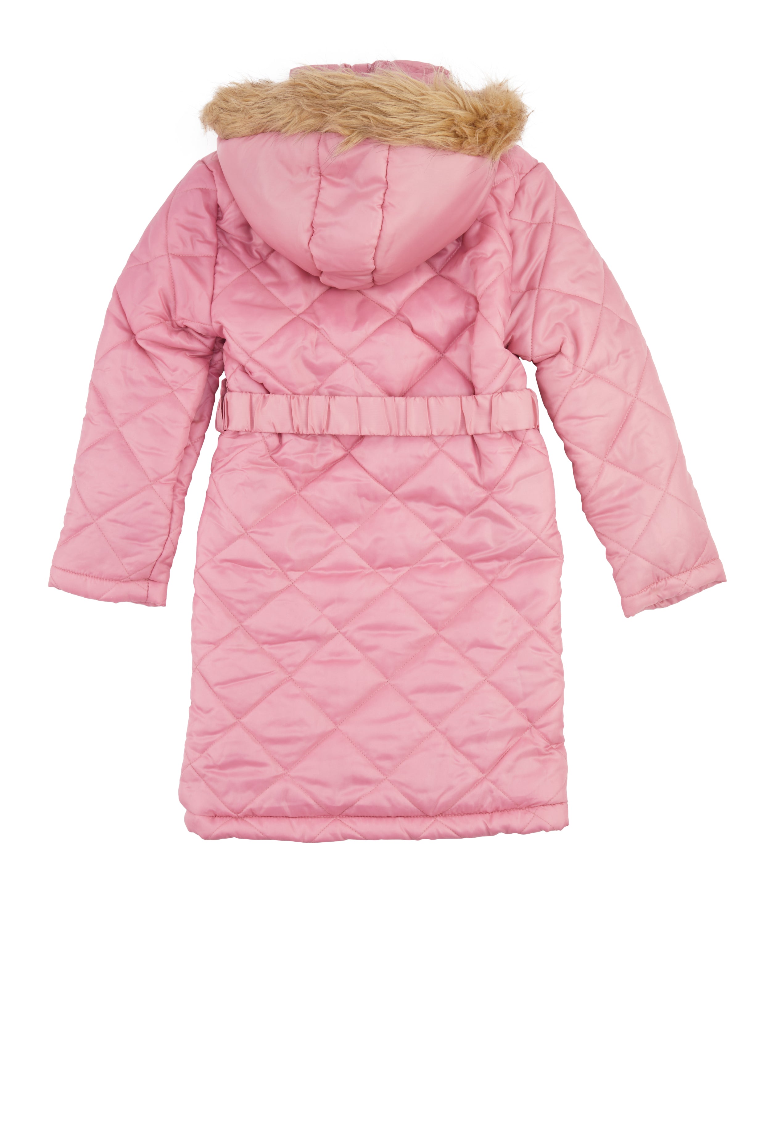 Girls Belted Quilted Jacket、mySite、camillekostekn