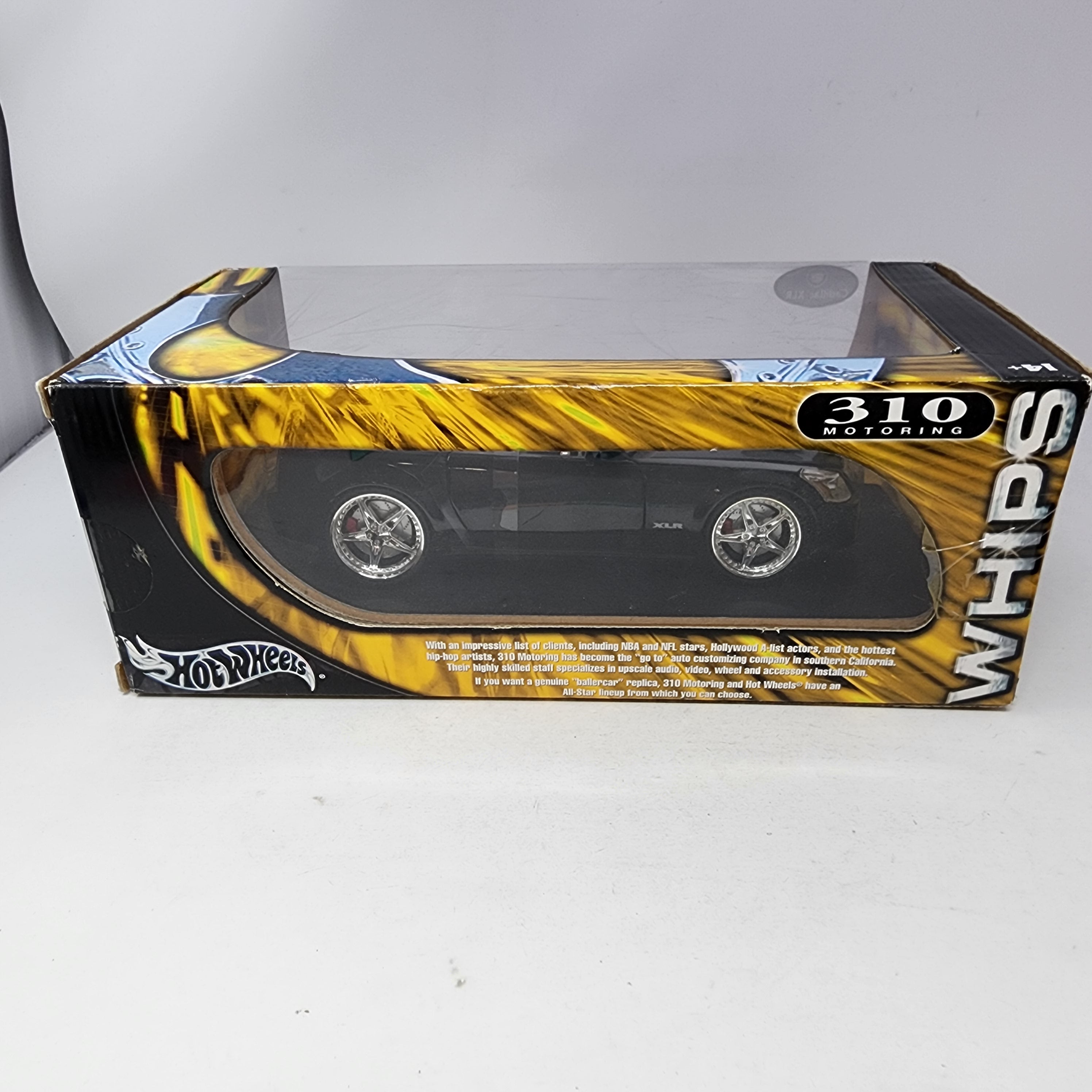 Cadillac XLR * BLACK * Hot Wheels 1/18 Scale 310 Motoring WHIPS、mySite、hgirdovlk