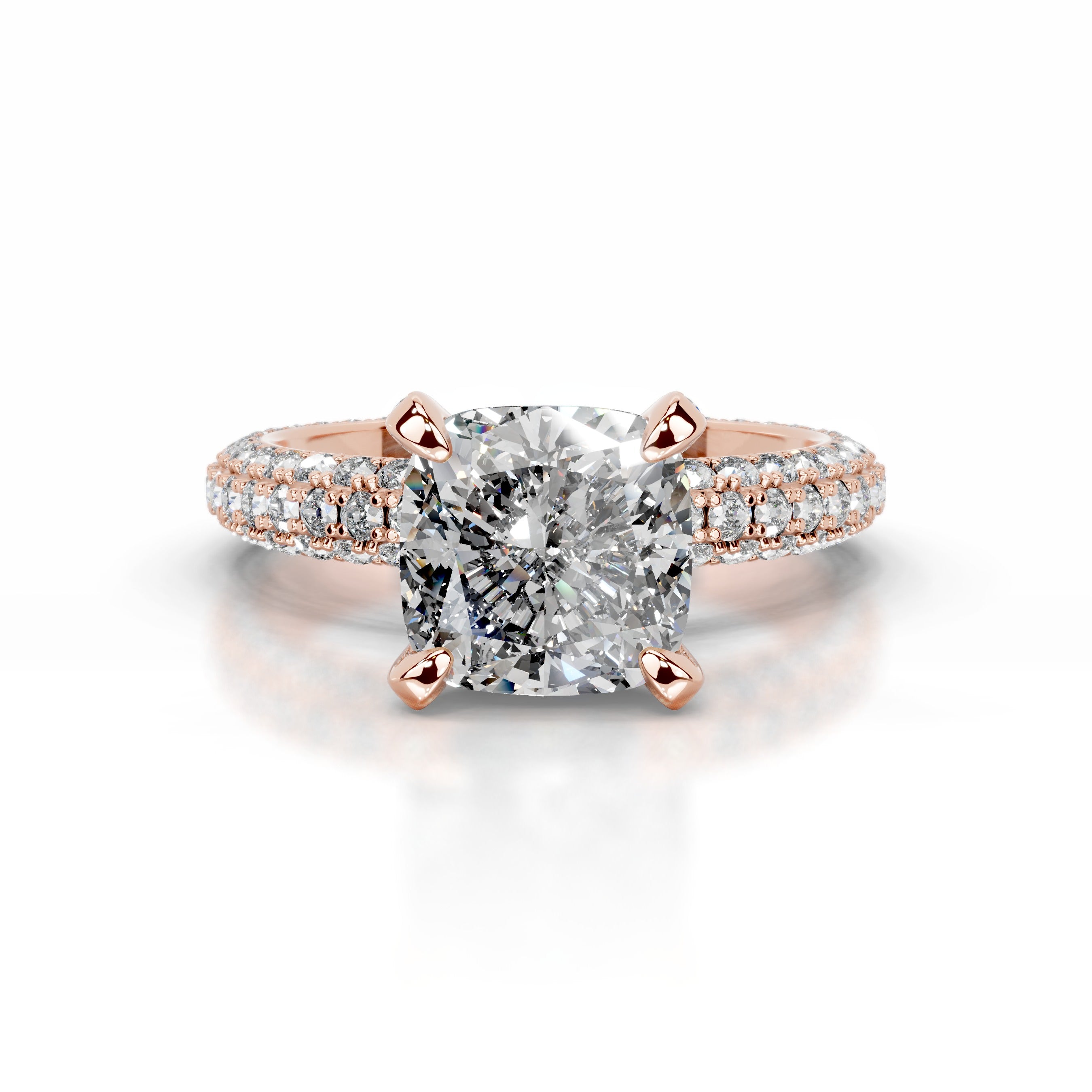 Milly Diamond Engagement Ring - 14K Rose Gold、mySite、hinf8tx79