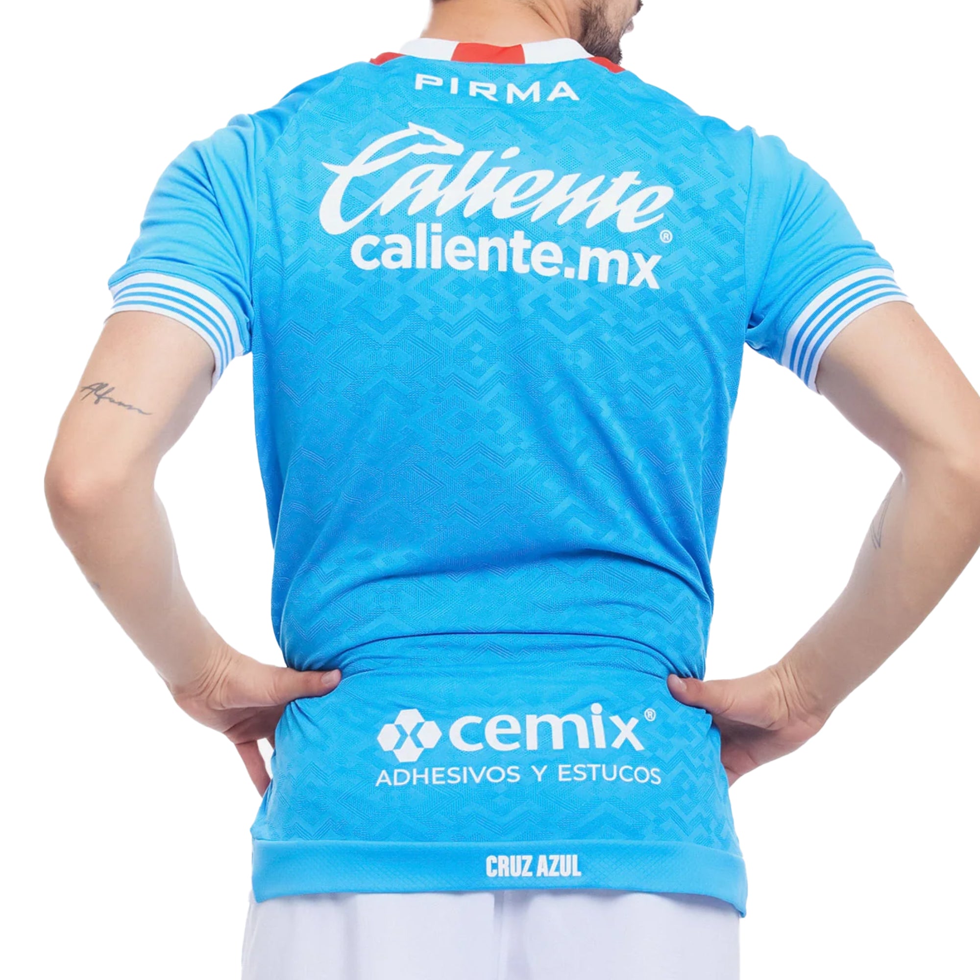 Pirma Men's Cruz Azul 2024/25 Authentic Home Jersey Blue/White、mySite、bottomscart