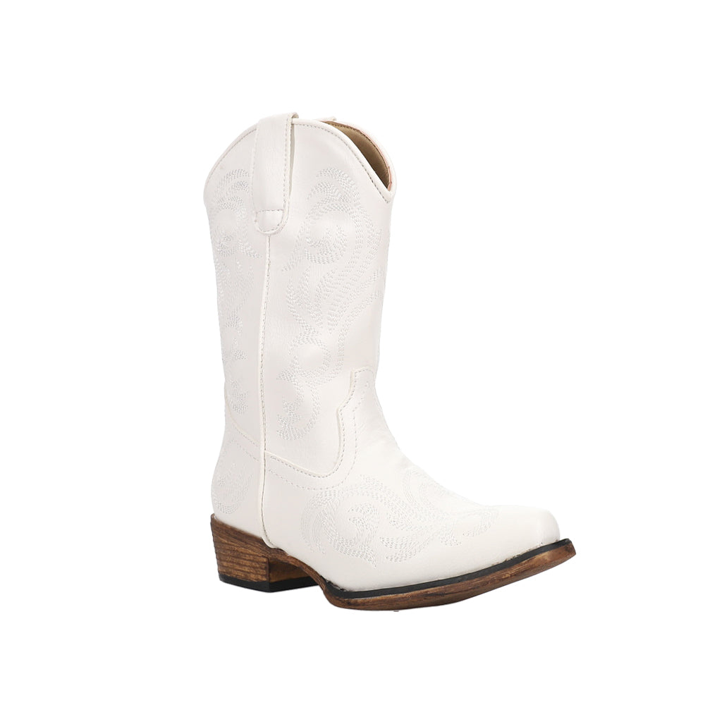 Riley Embroidered Snip Toe Cowboy Boots (Toddler-Little Kid)、mySite、gtrtttuynbv
