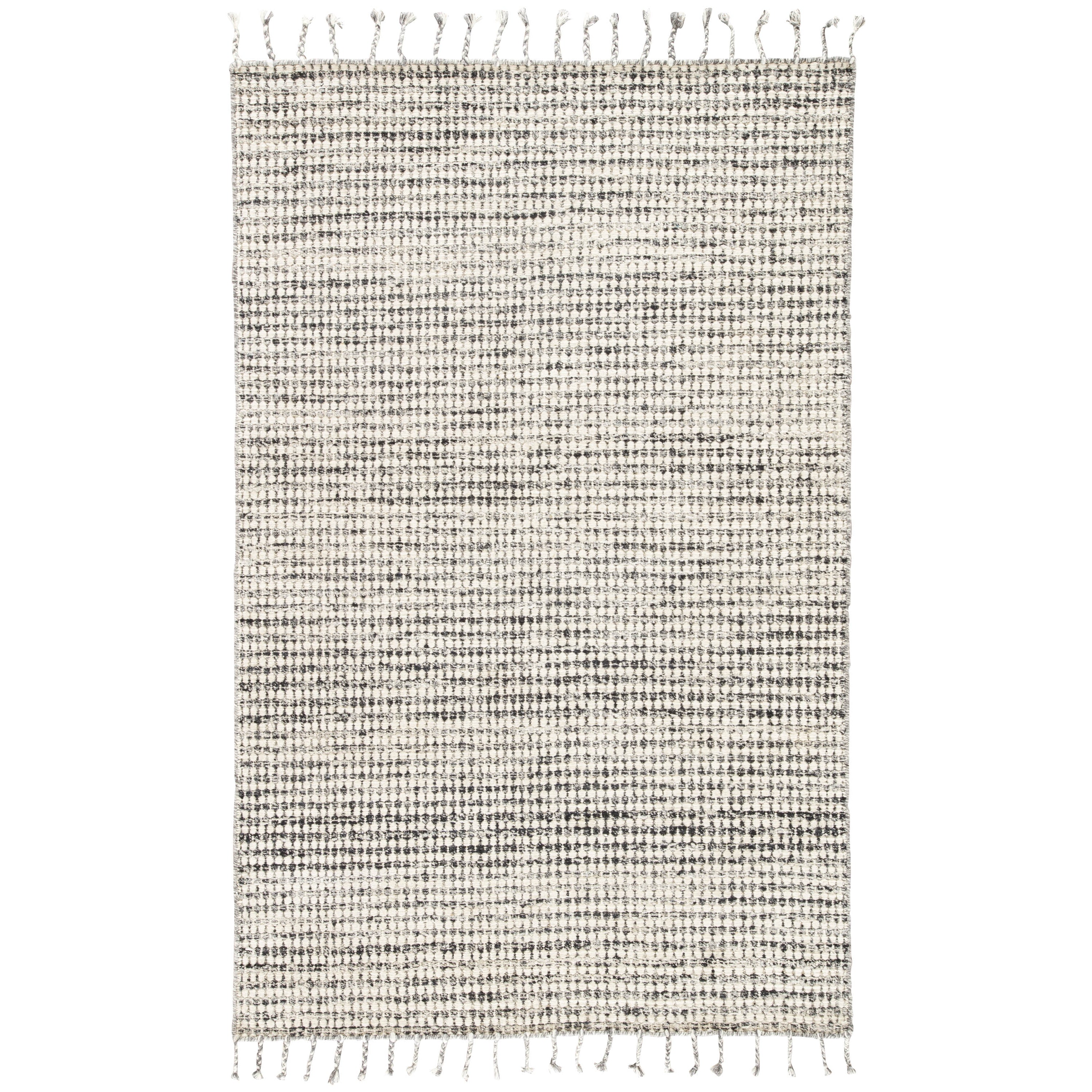 Perkins Handmade Dot Ivory Black Area Rug、mySite、gigharbornorthrealestate