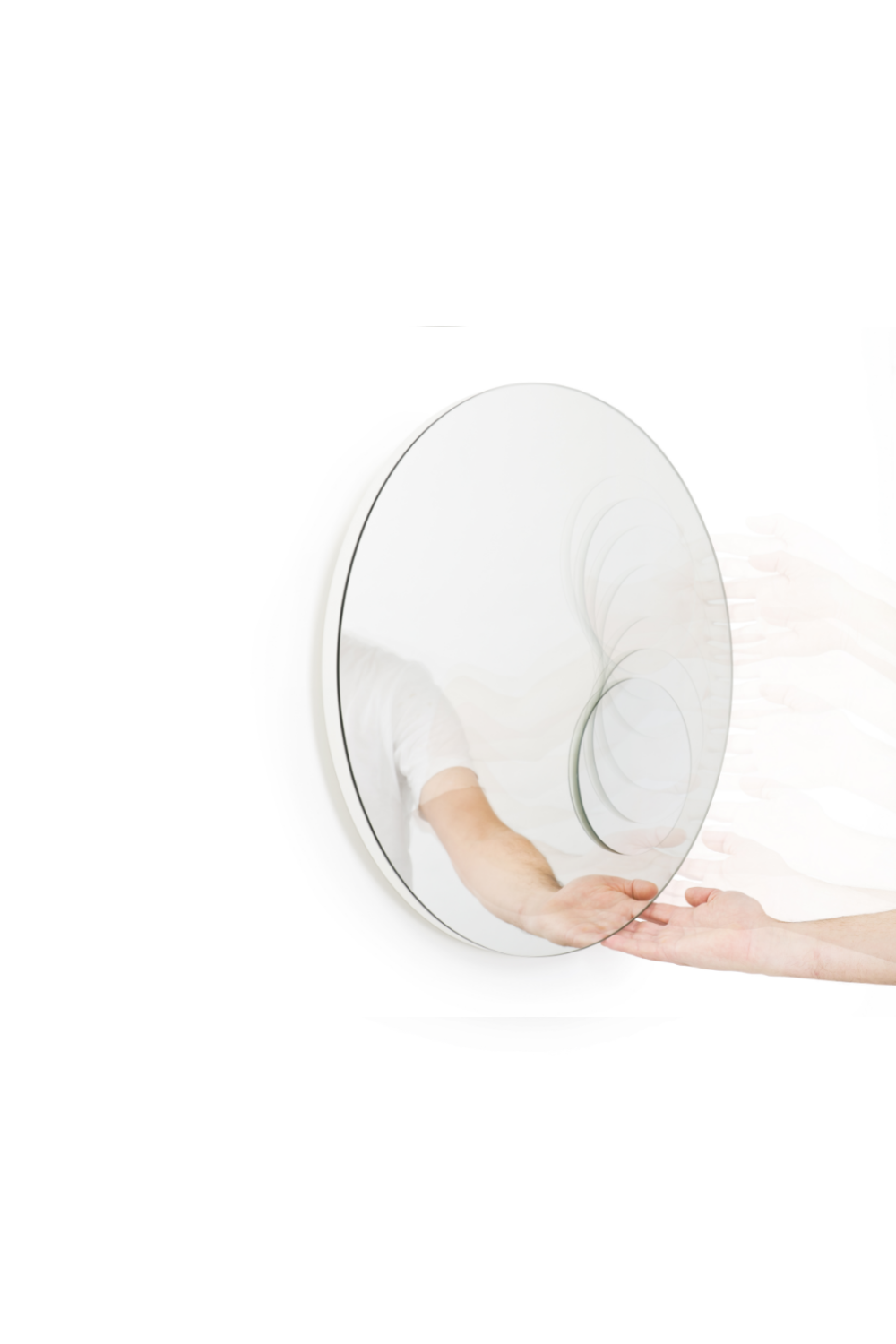 Rotating Round Wall Mirror with Fixed Magnifier | Wireworks Neutrino、mySite、neckold