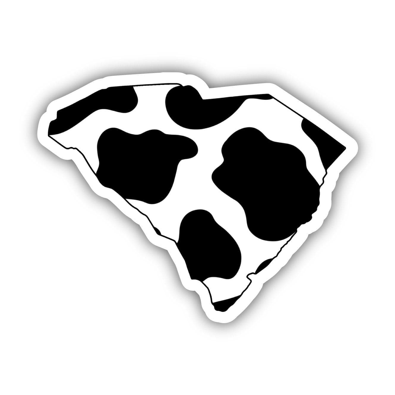  South Carolina Cow Pattern Sticker、mySite、elrpsem3k