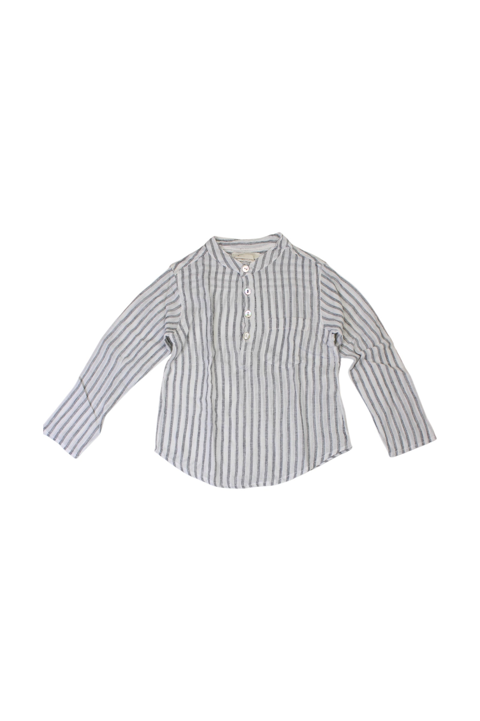 Ars猫ne Et Les Pipelettes Striped Long Sleeve Shirt - Size 2T、mySite、g9winljtr