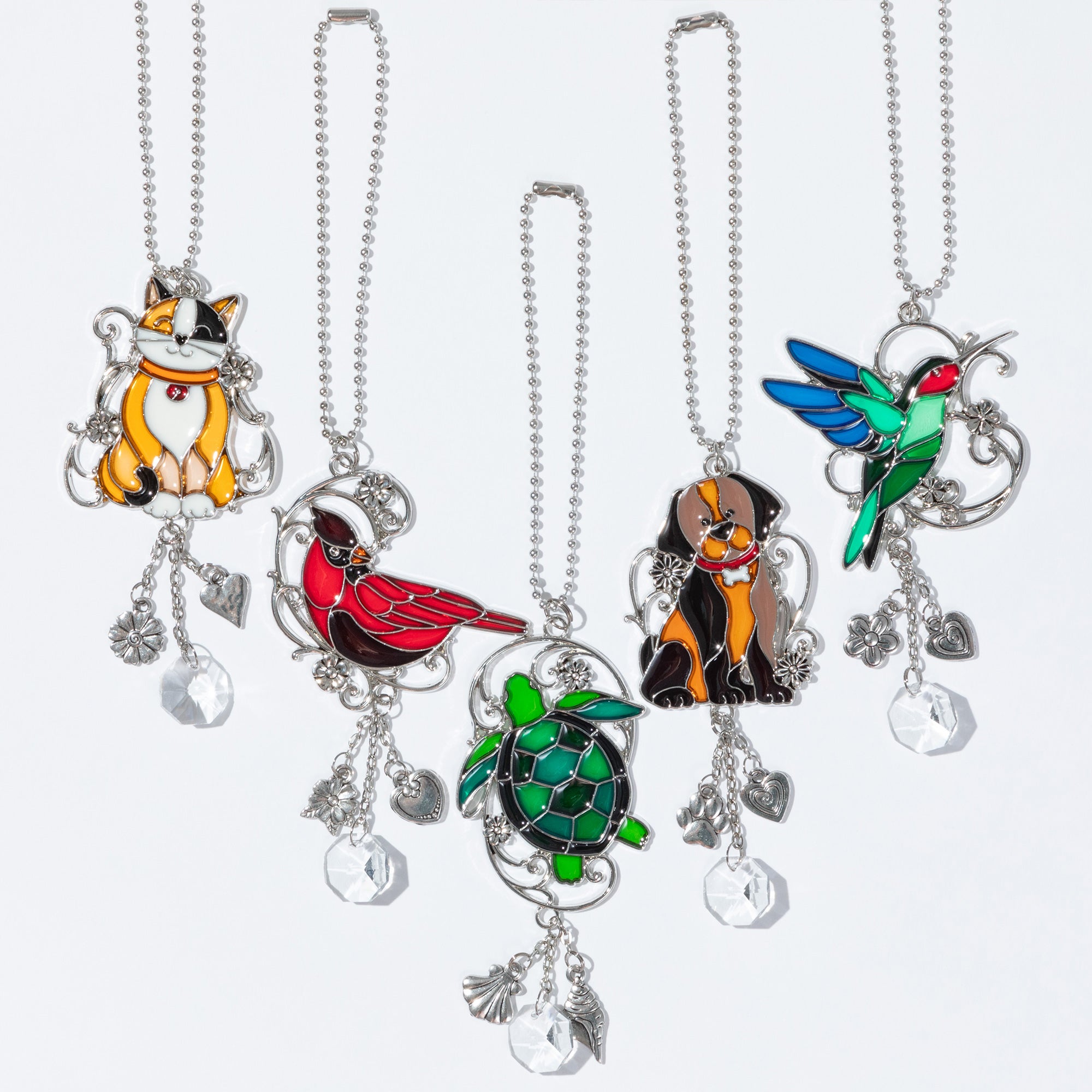 Colorful Animal Sun Catcher Car Charm、mySite、camillekostekn