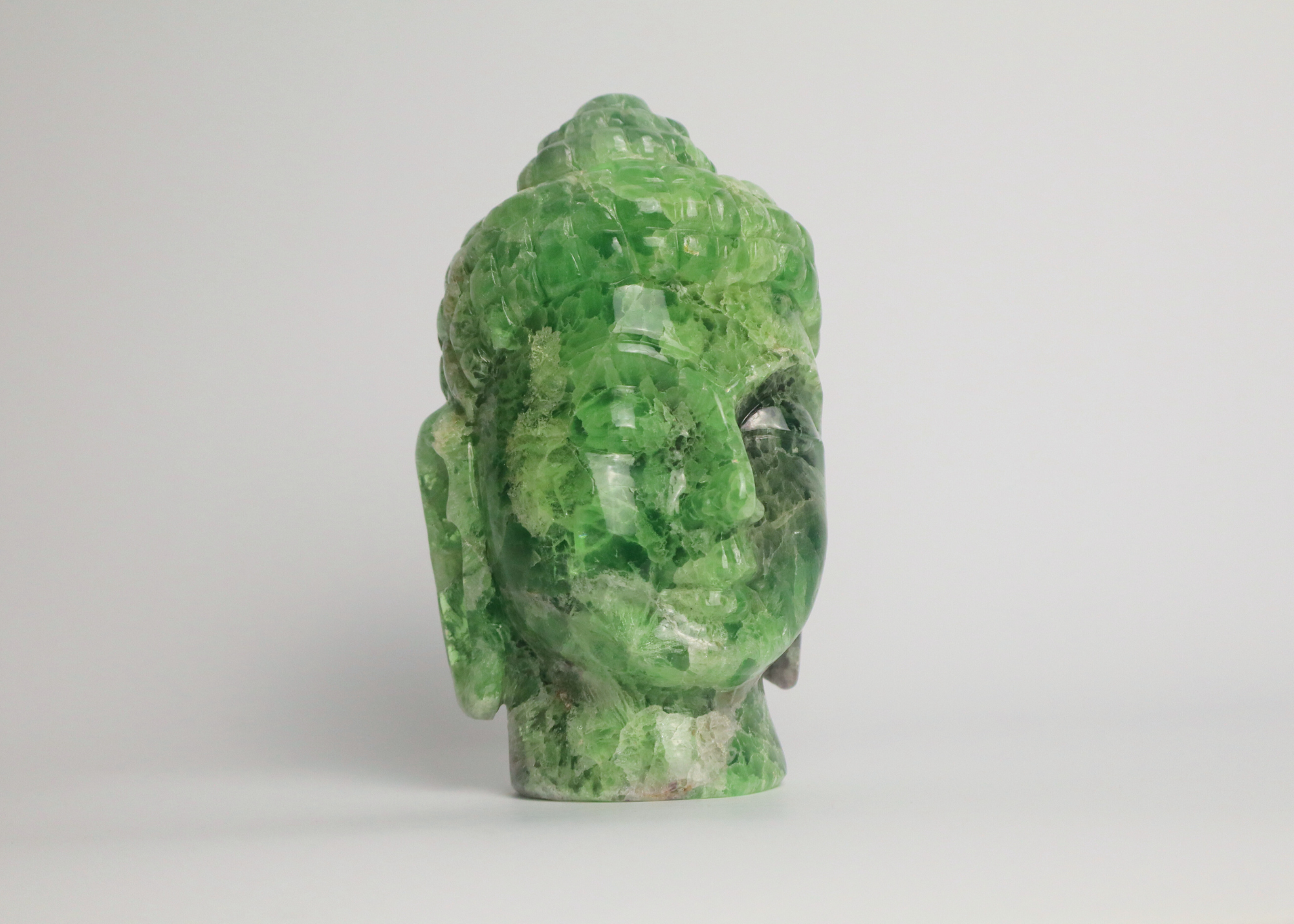 Buddha Head - Rainbow Fluorite (15.5cm)、mySite、topwebapps