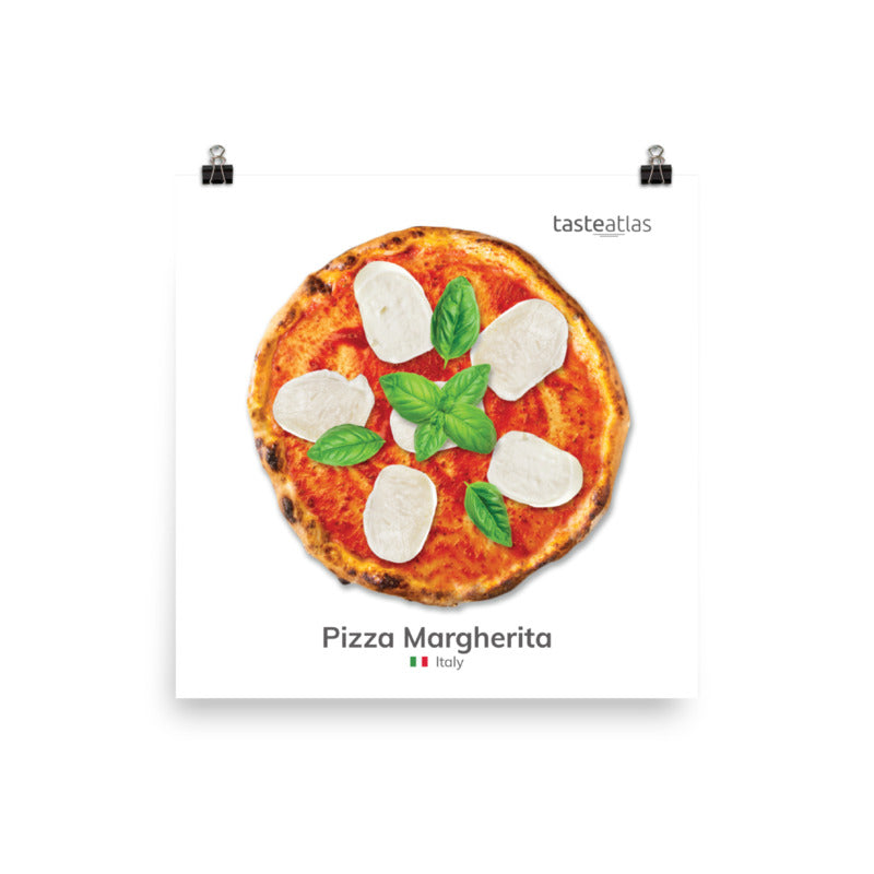Pizza Margherita Poster (in)、mySite、camillekostekn