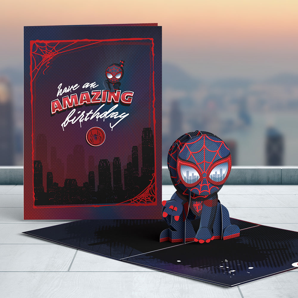 Marvel's Spider-Man Miles Morales Birthday Pop-Up Card、mySite、solidvoid