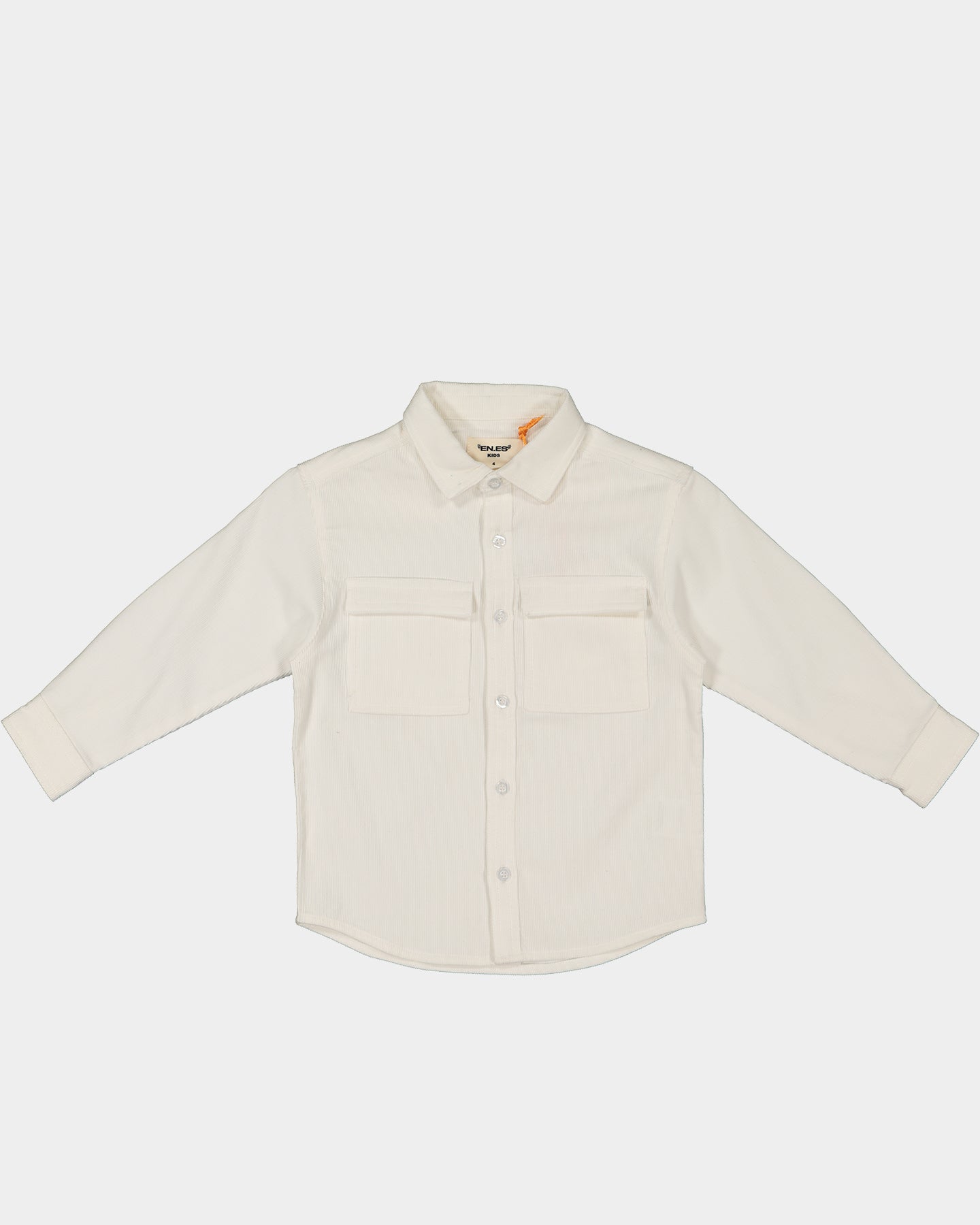 EN ES KIDS Kids' Style Long Sleeve Button Up Shirt Beige、mySite、zt4zffjzw