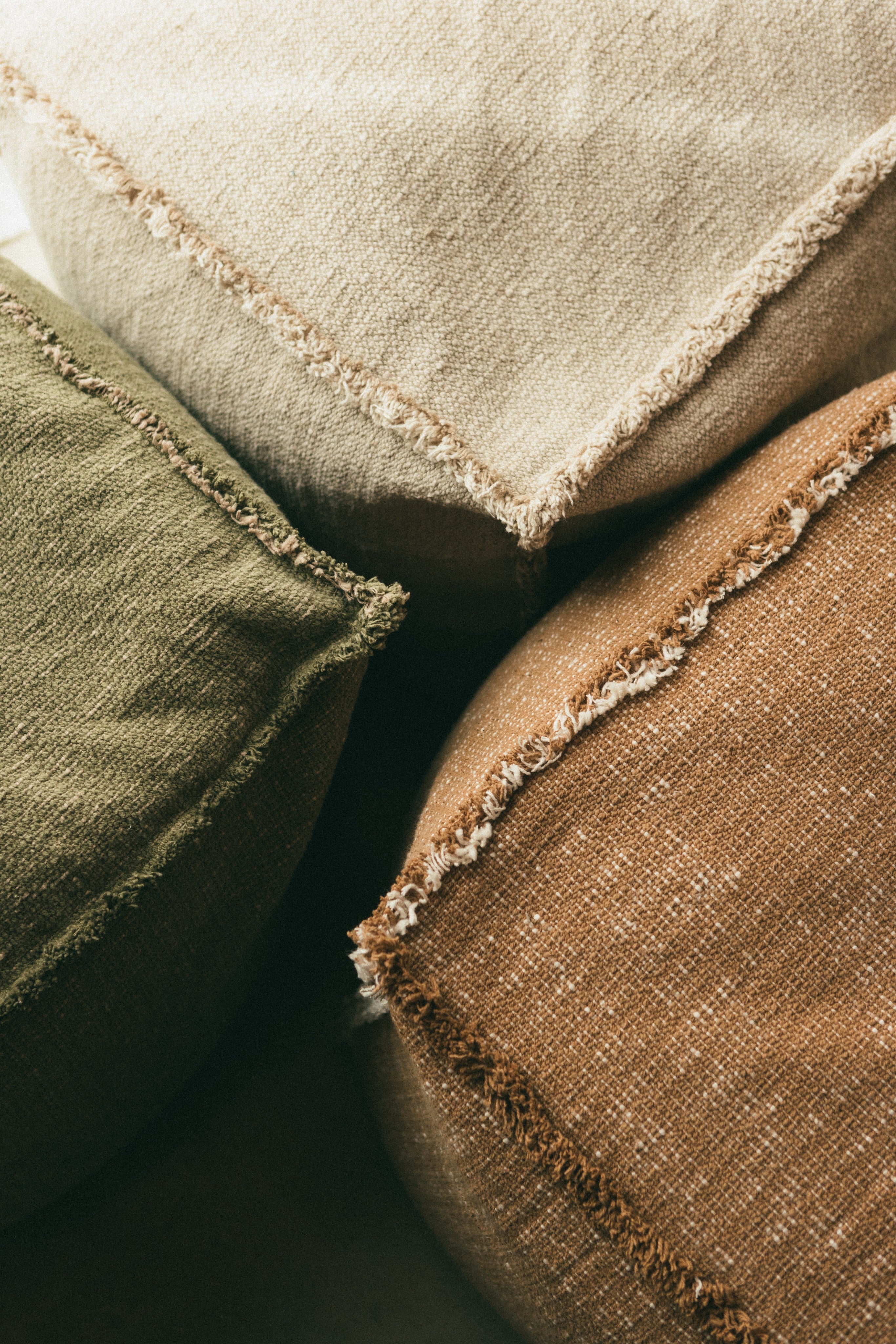 Handloom Pouf Natural、mySite、gigharbornorthrealestate