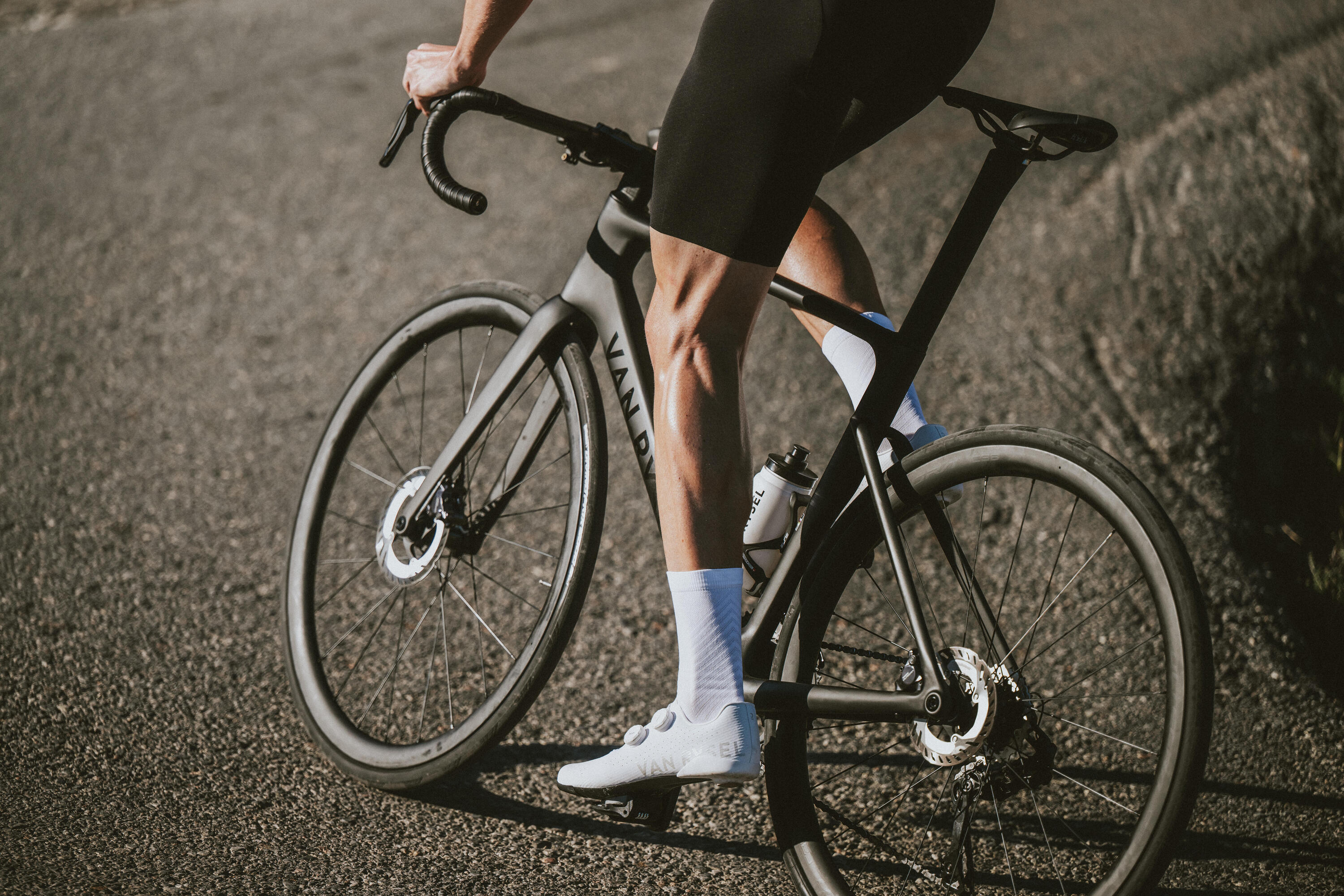 Van Rysel Frame Kit RCR Pro Raw Carbon + Fork + Stem + Seat Post