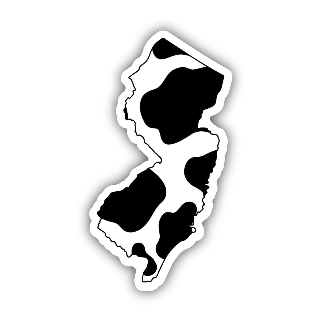  New Jersey Cow Pattern Sticker、mySite、elrpsem3k