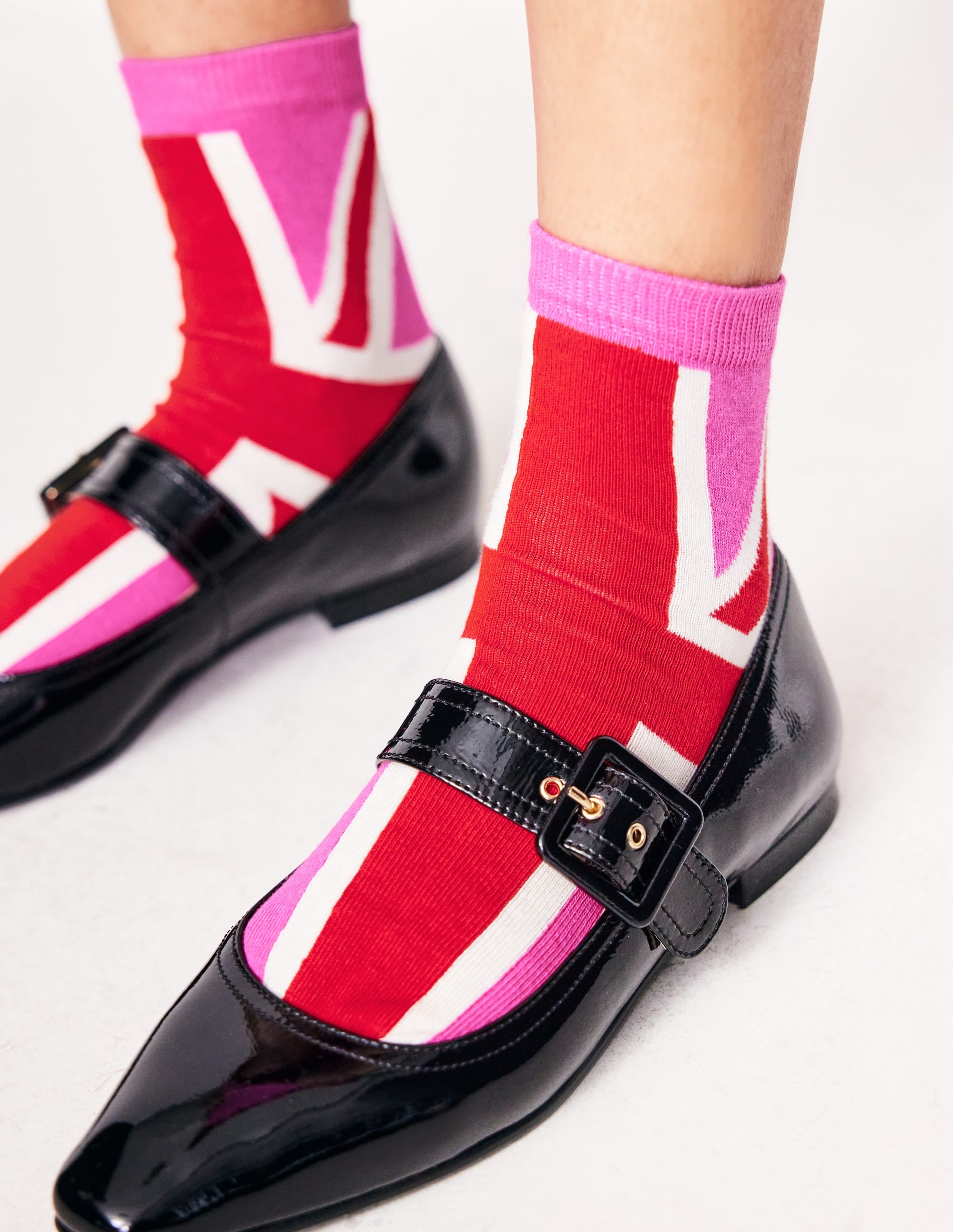  3 Pack Novelty Socks-Union Jack、mySite、ashleygrahame